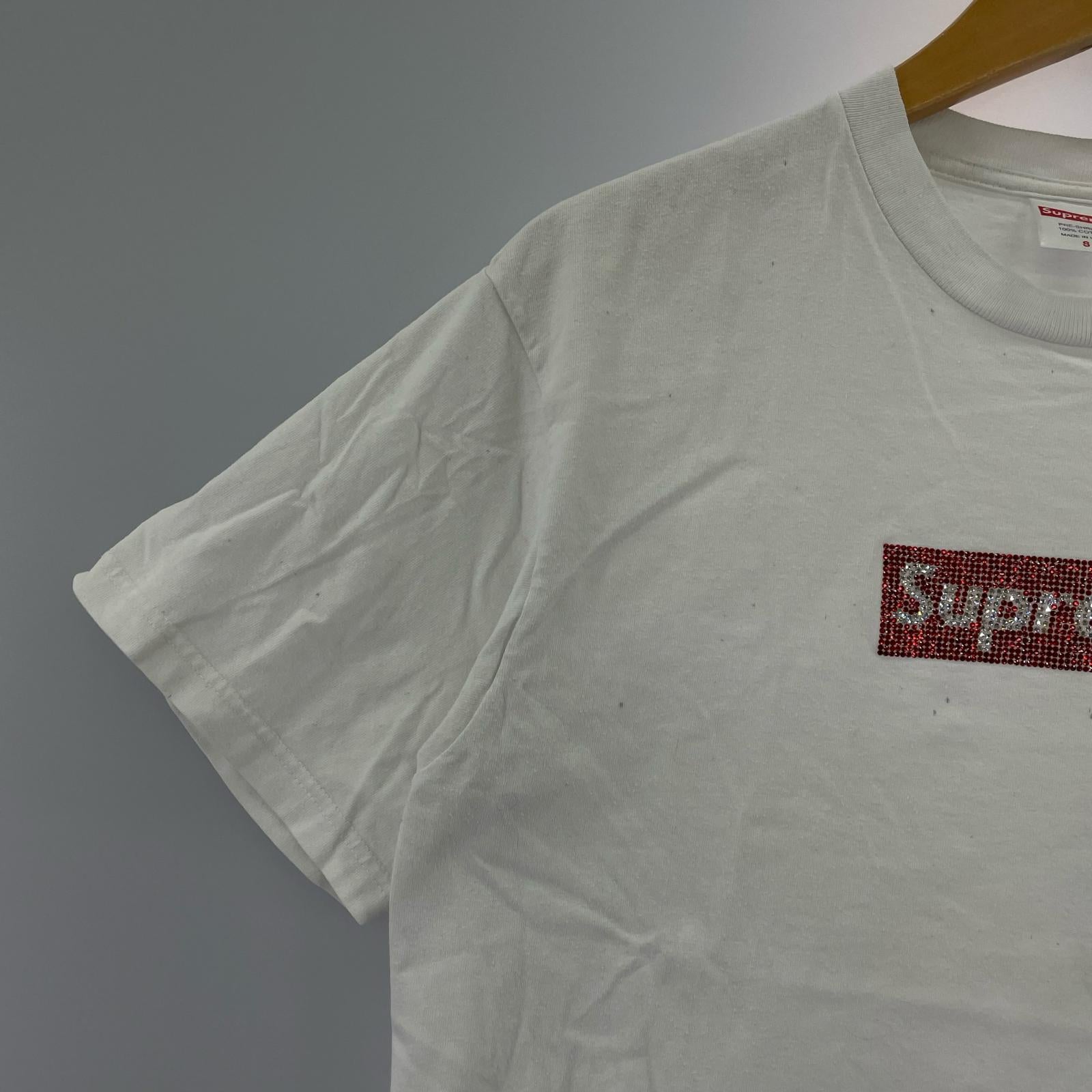 半袖Tシャツ 19SS×SWAROVSKI 白 (S) S ホワイト