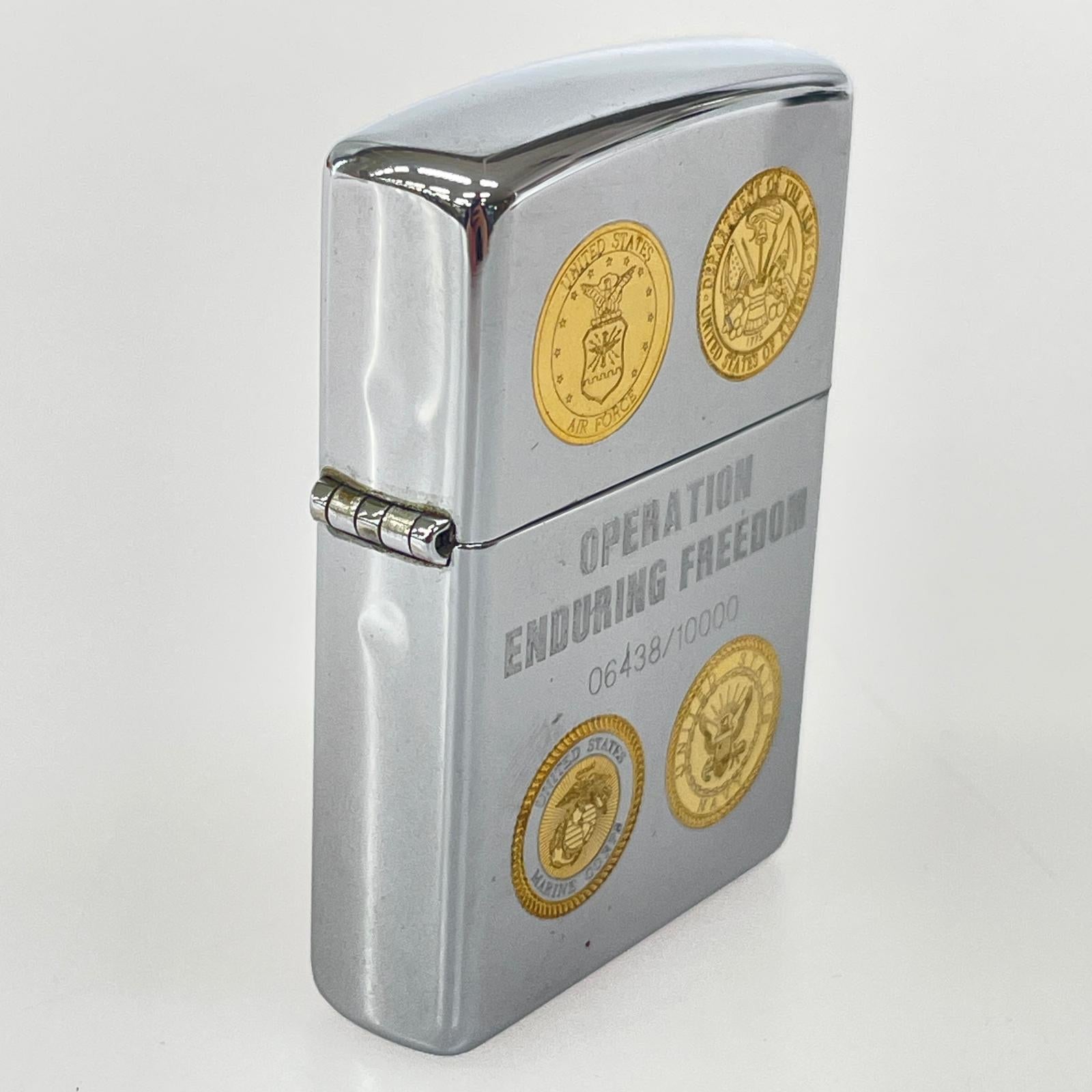 ライター Zippo OPERATION ENDURING FREEDOM シルバー