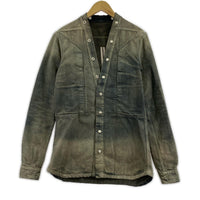 長袖シャツ Rick Owens LARRY FOGPOCKET SHIRT DRKDUST DEGRADE 44