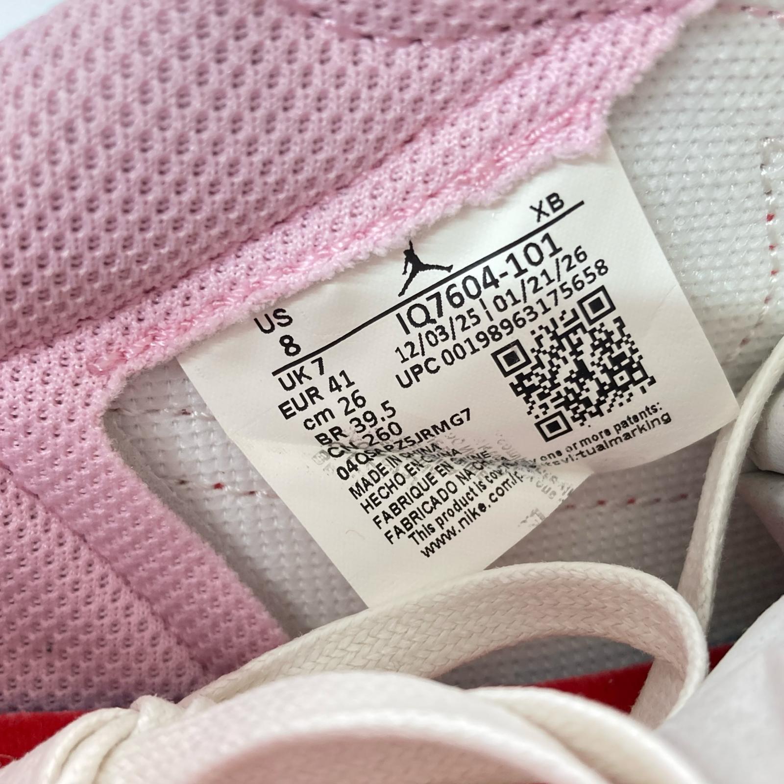 スニーカー ×Travis Scott AIR JORDAN 1 LOW PINK (26) 26cm (US8 UK7 1/2 EU42) ピンク