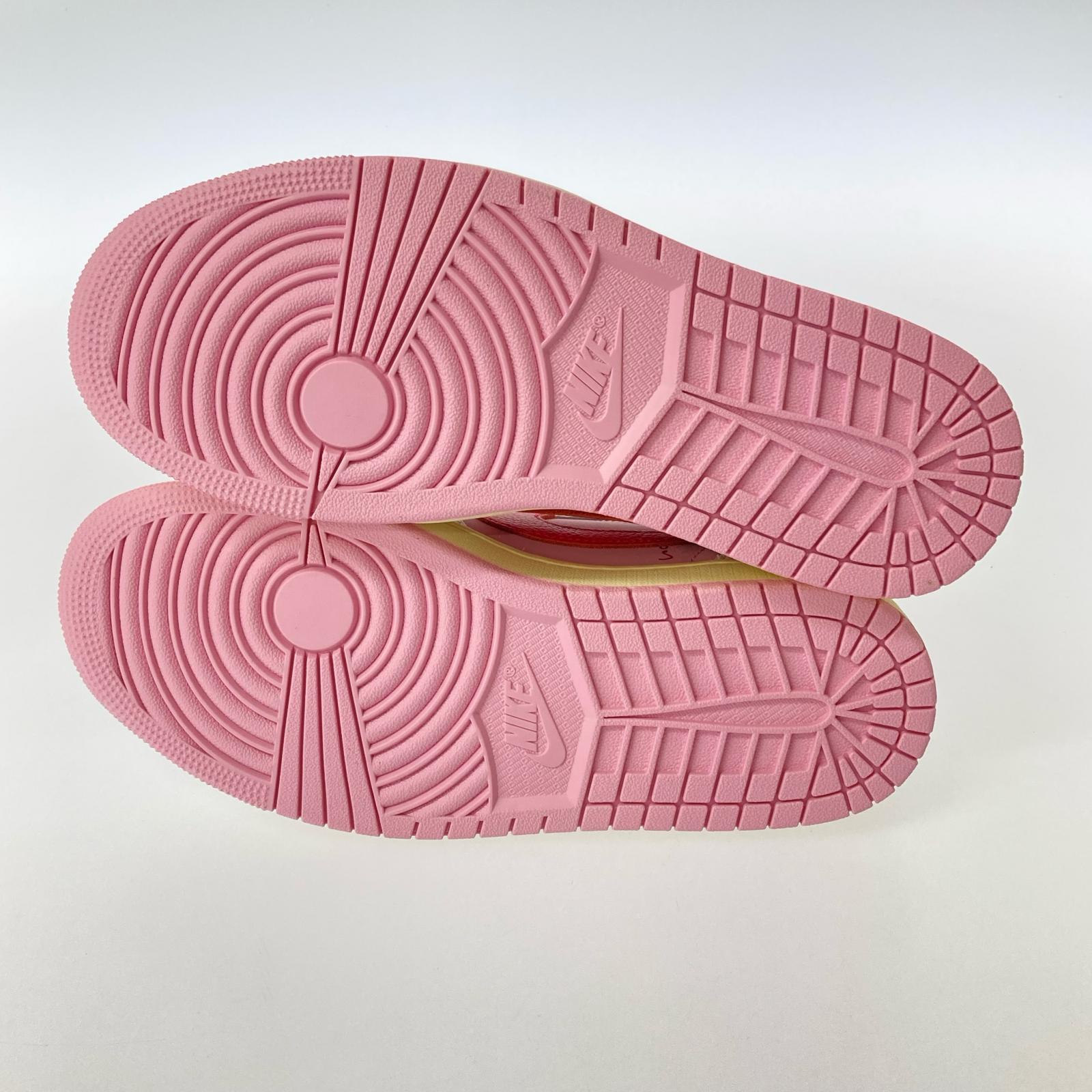 スニーカー ×Travis Scott AIR JORDAN 1 LOW PINK (26) 26cm (US8 UK7 1/2 EU42) ピンク