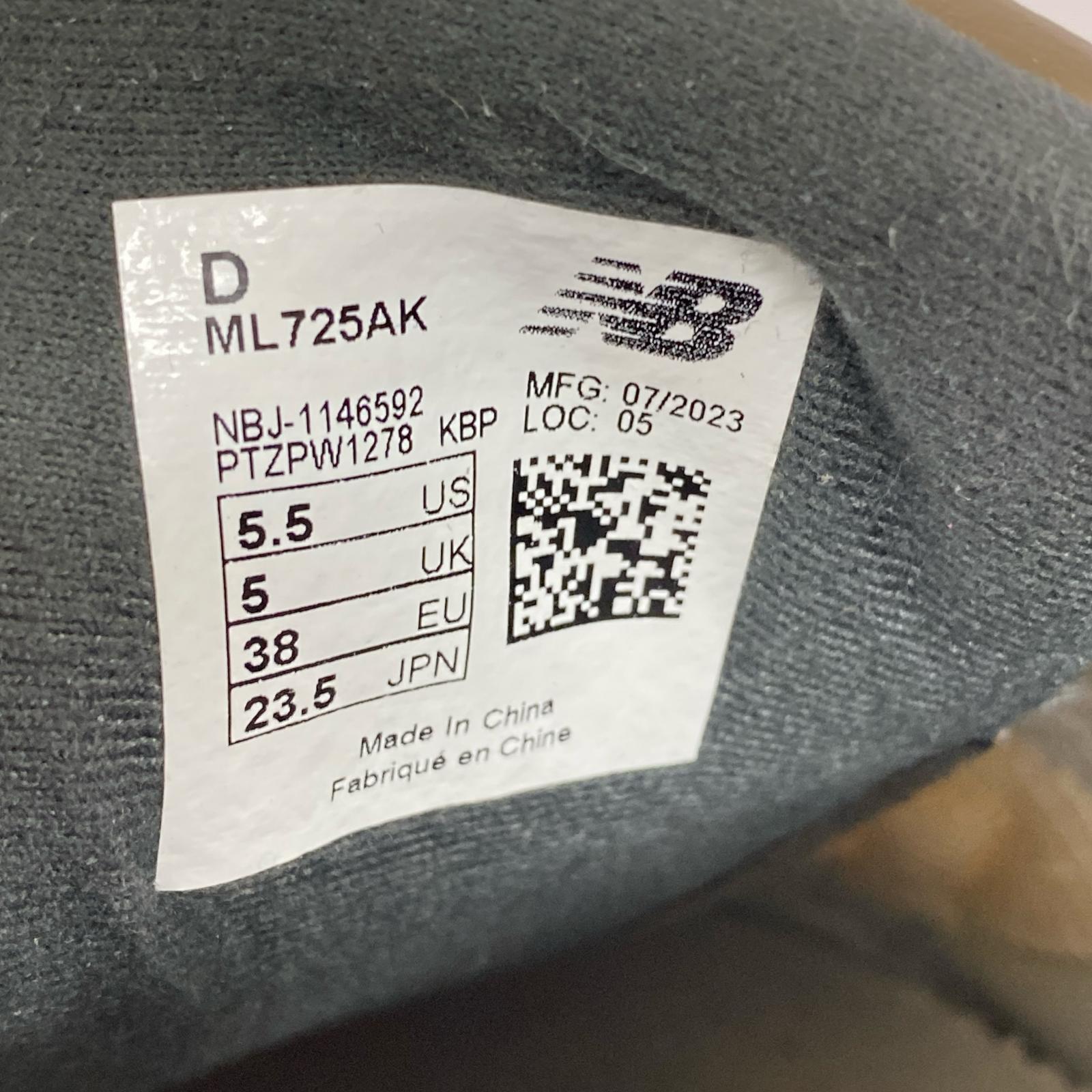 スニーカー ML725AK 23.5cm (US5 1/2 UK5 EU37) ブラウン