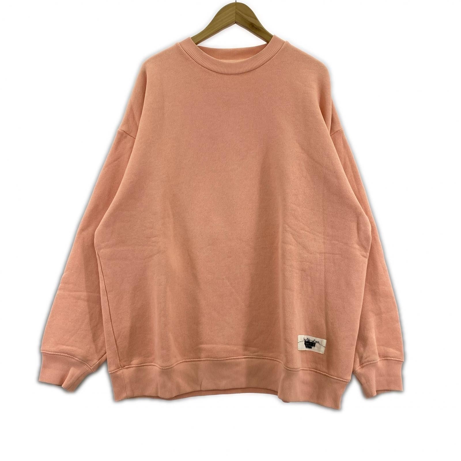 スウェット Acne Studios ロゴパッチ クルーネックスウェット L ピンク L ピンク
