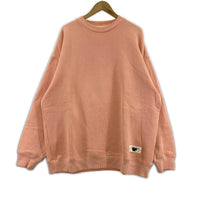 スウェット Acne Studios ロゴパッチ クルーネックスウェット L ピンク L ピンク