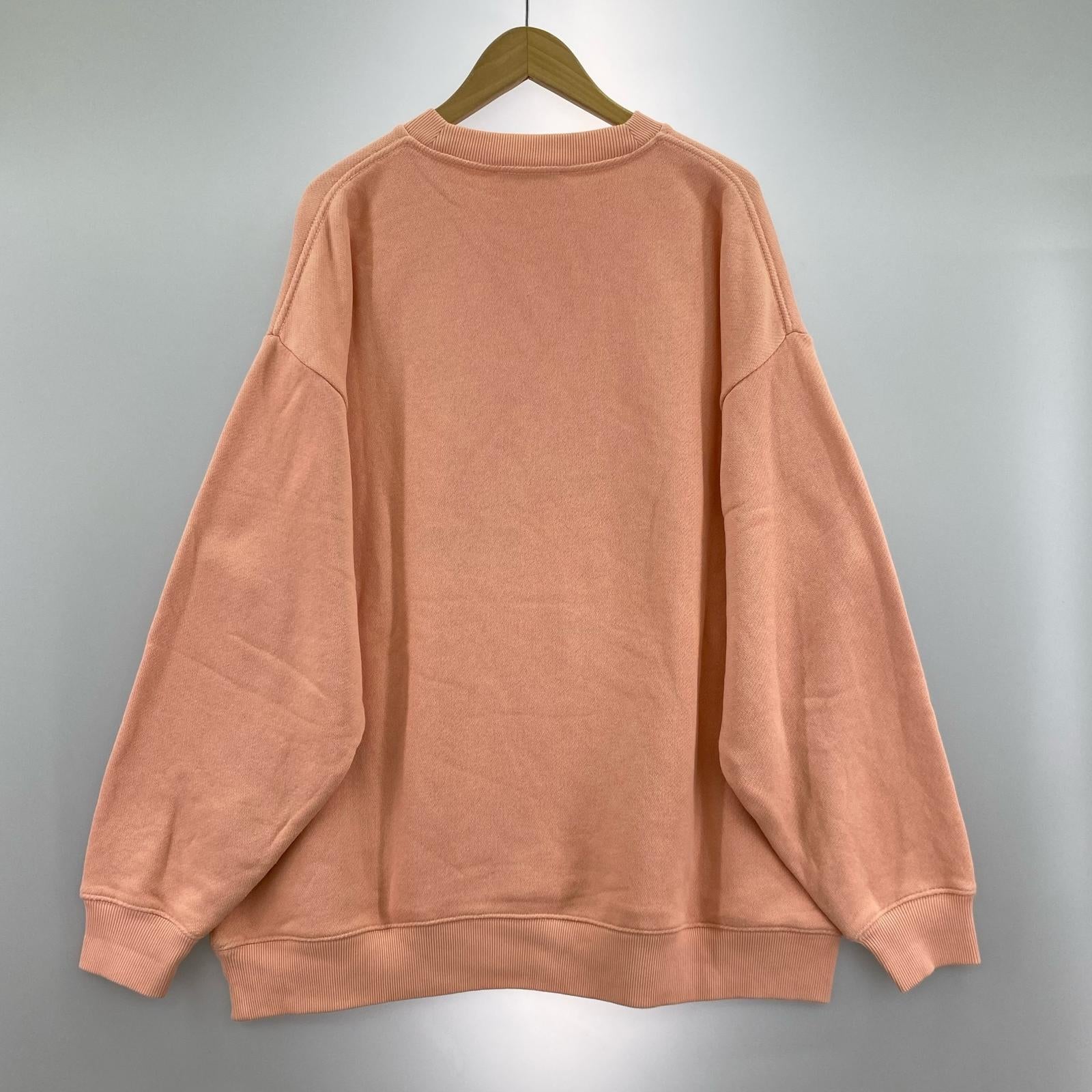 スウェット Acne Studios ロゴパッチ クルーネックスウェット L ピンク L ピンク