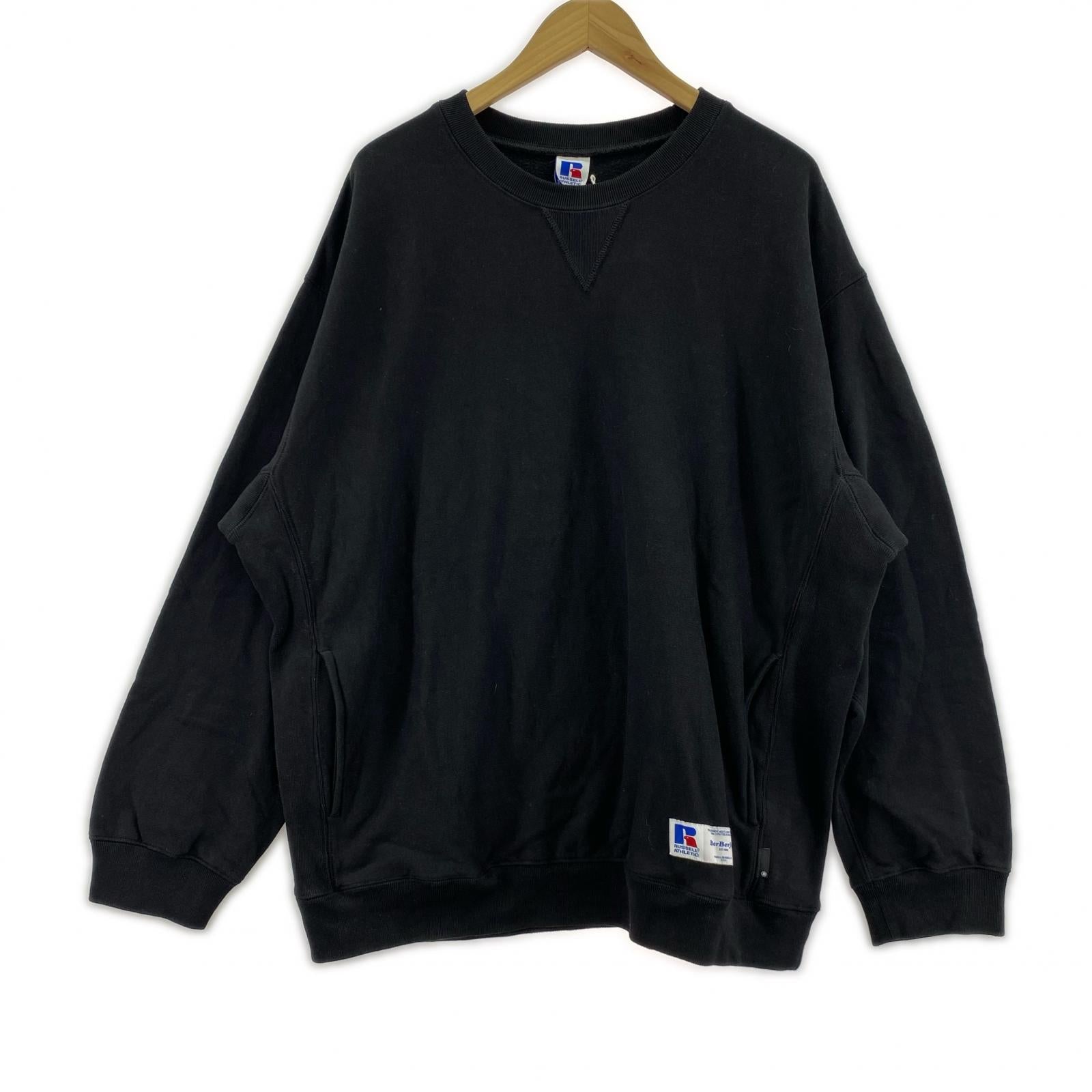 スウェット RUSSELL×BerBerJin Soft Loop Back Sweat クルーネックスウェット XL ブラック ブラック