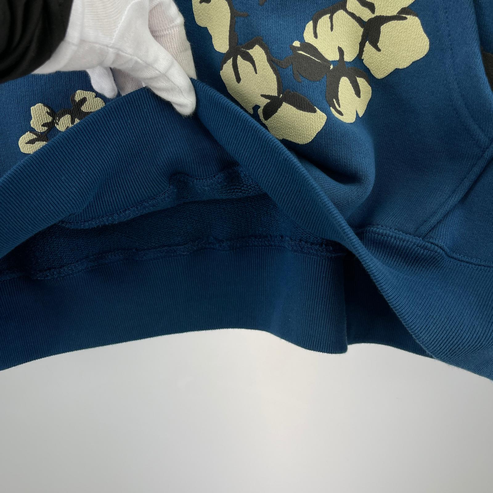 パーカー DENIM TEARS Cactus Wreath Hoodie XL BLU