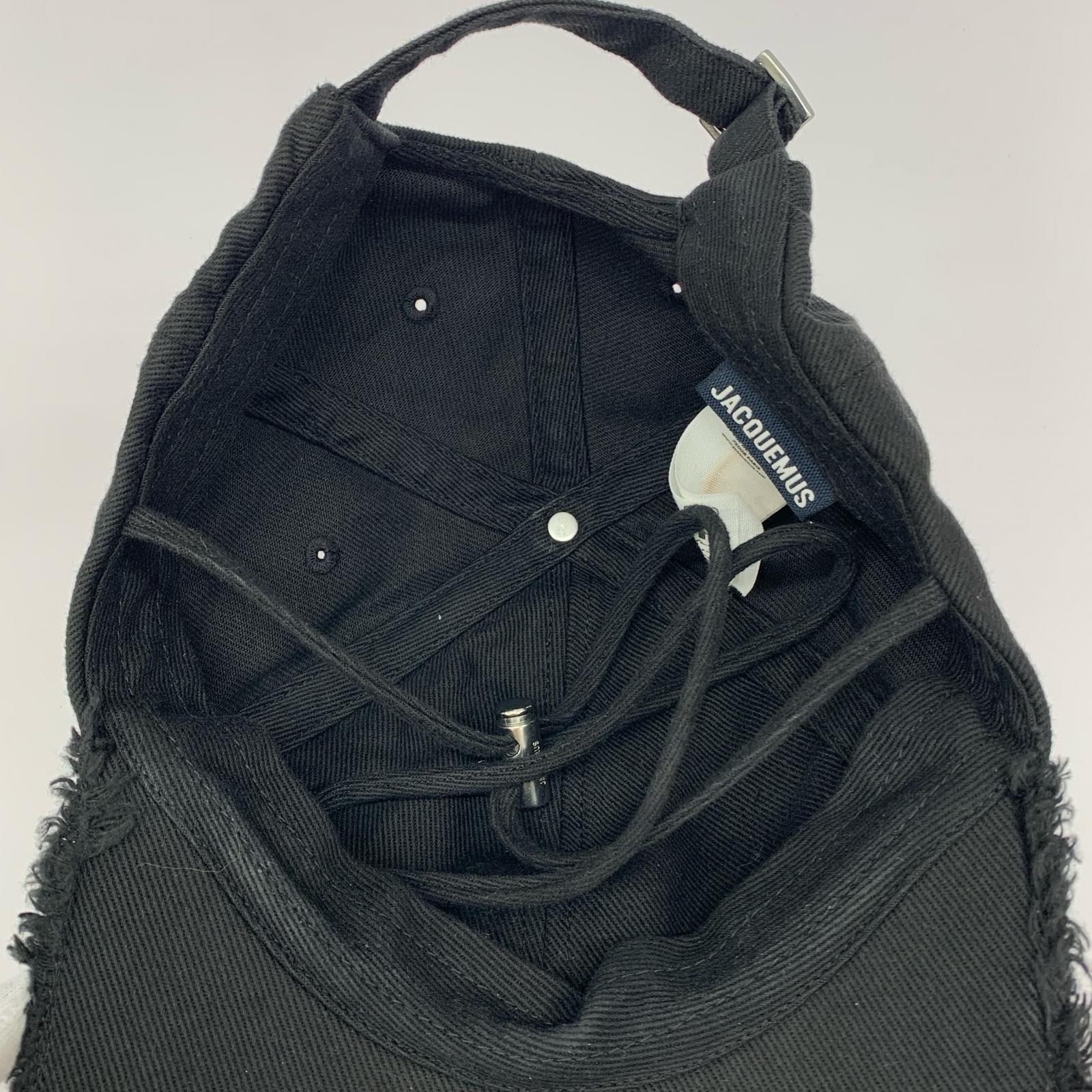 キャップ JACQUEMUS 黒 ブラック