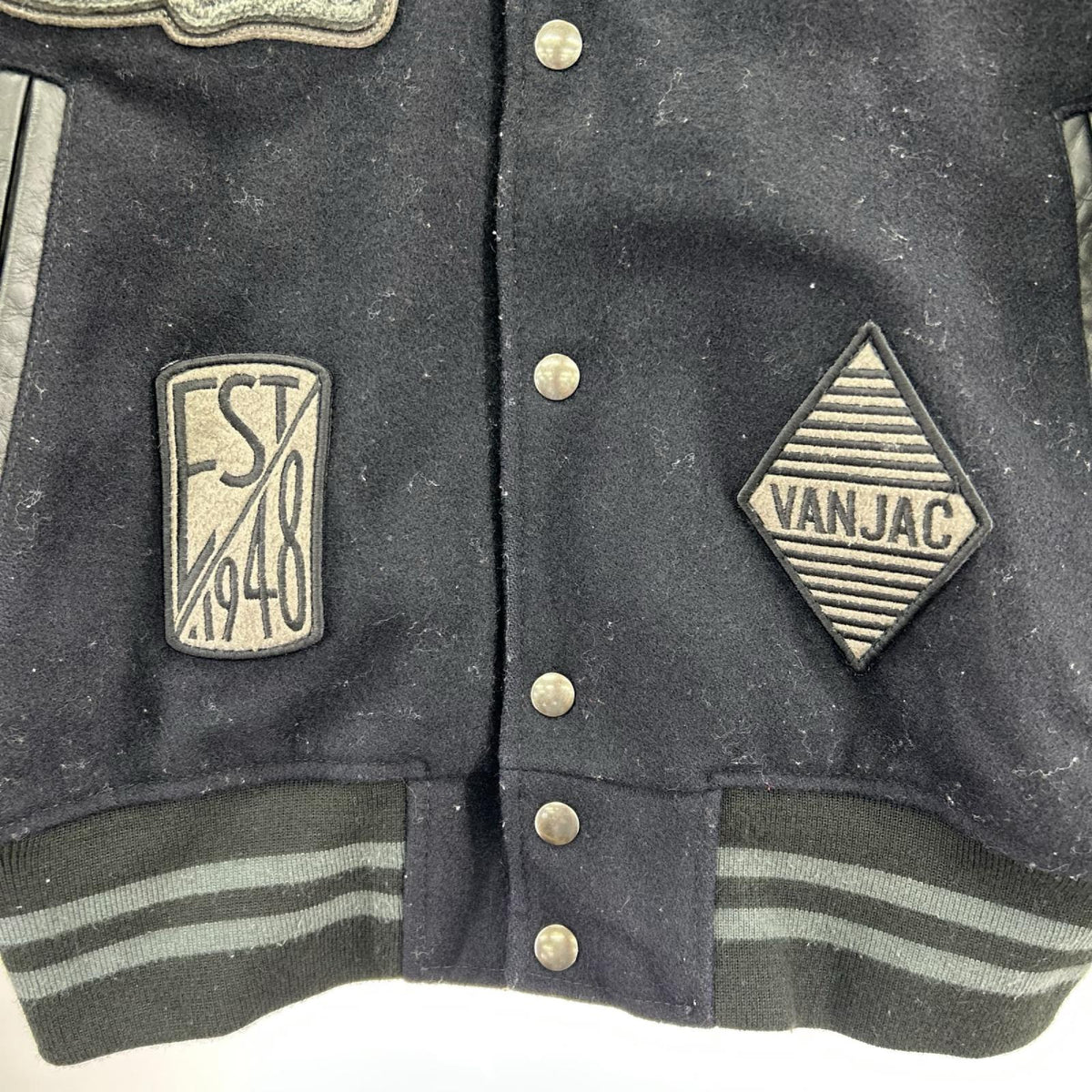 ジャケット スタジャン M M ブラック
