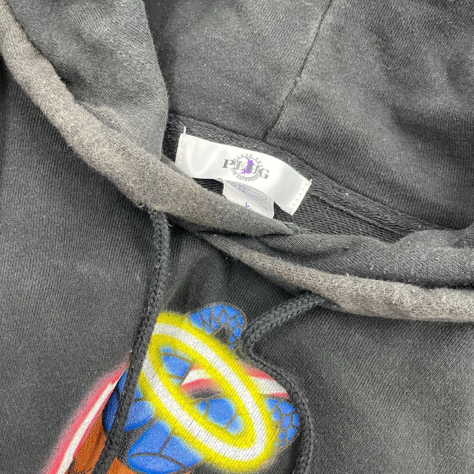 パーカー PLUG テンタシオン 魔人ブウ 黒 (XL) ブラック