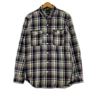 長袖シャツ 70S チェック ネルシャツ (L) L