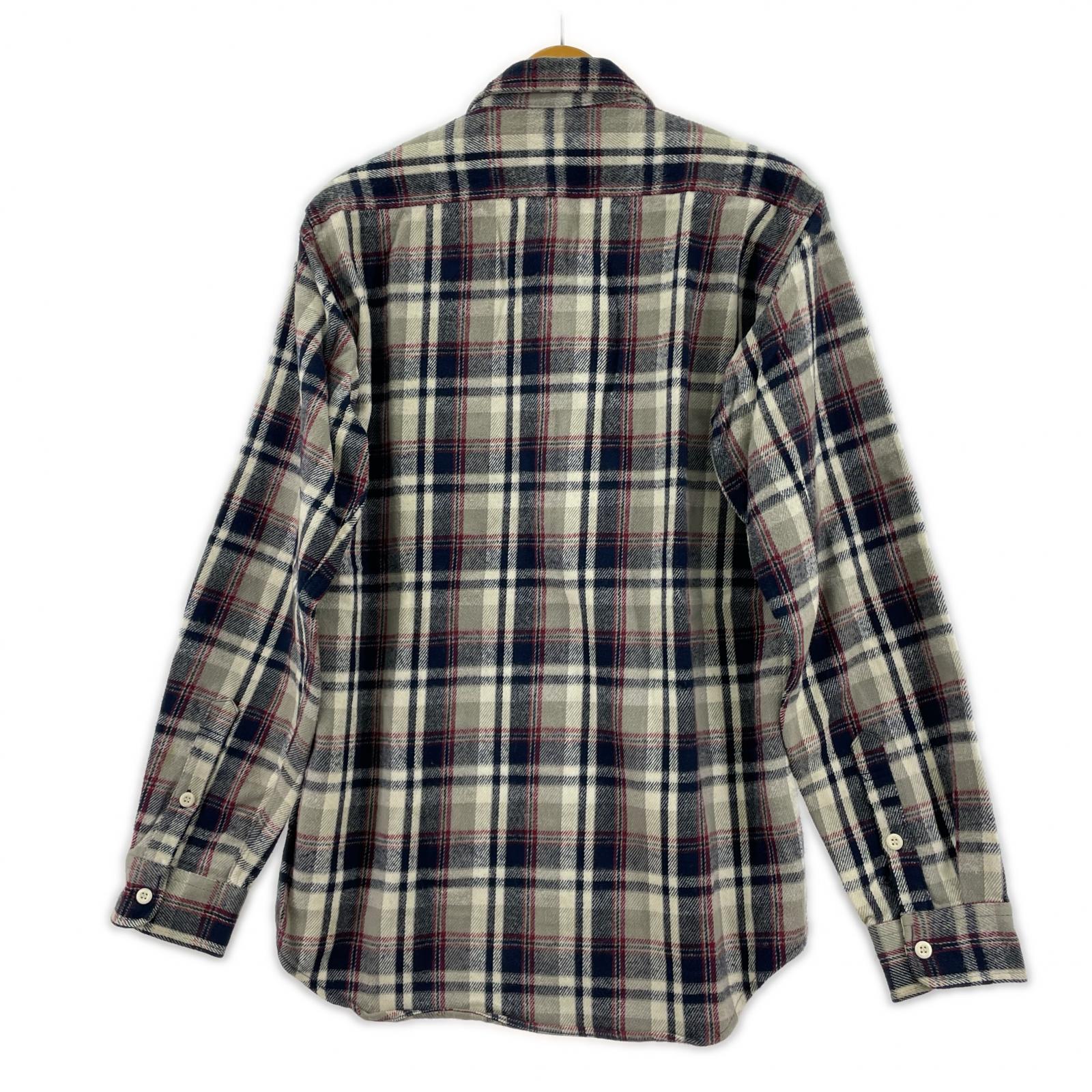 長袖シャツ 70S チェック ネルシャツ (L) L
