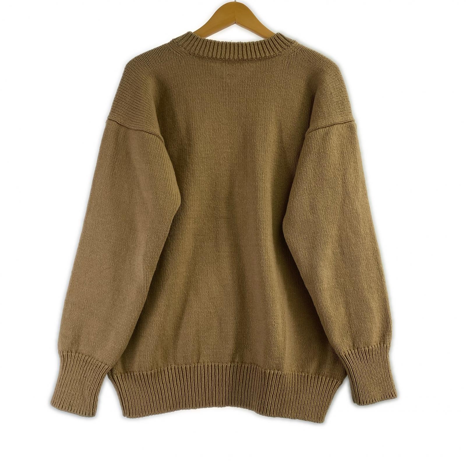 ニット 18AW FELT WOOL YARN KNIT ベージュ