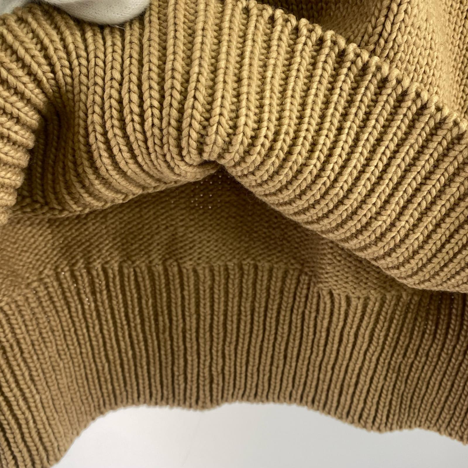 ニット 18AW FELT WOOL YARN KNIT ベージュ