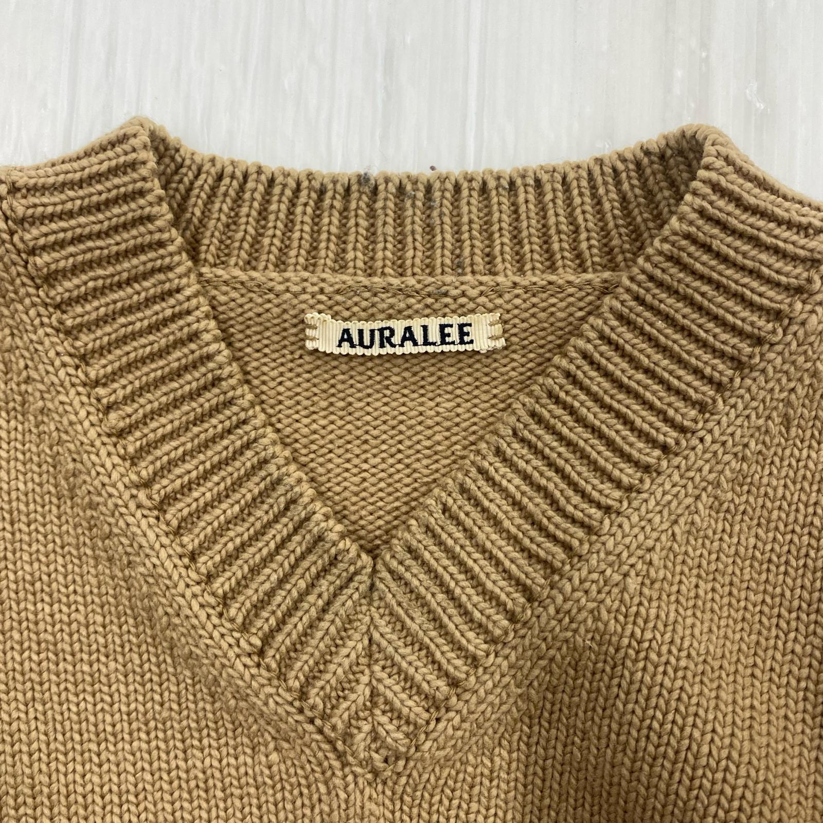 ニット 18AW FELT WOOL YARN KNIT ベージュ