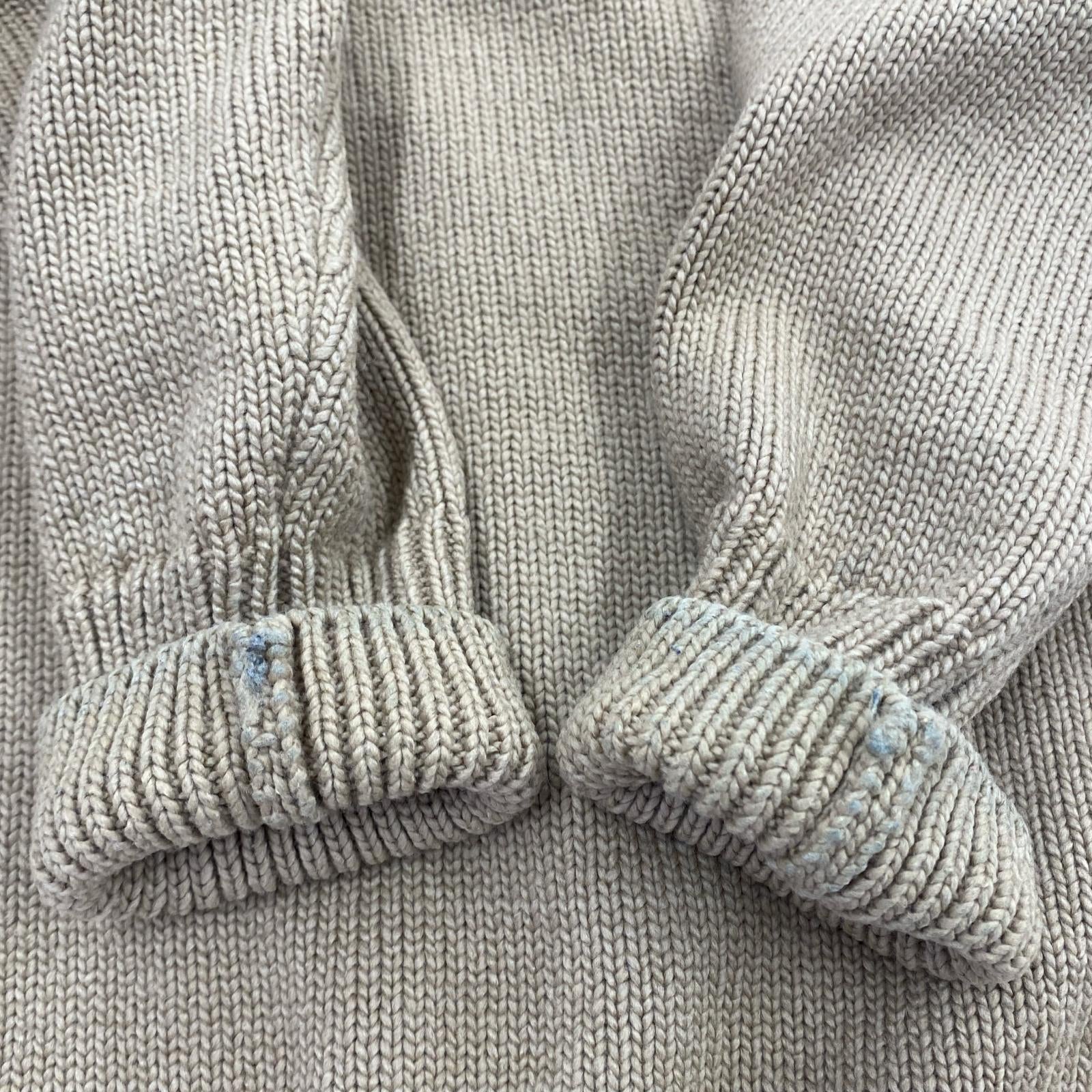 ニット 18AW FELT WOOL YARN KNIT ベージュ