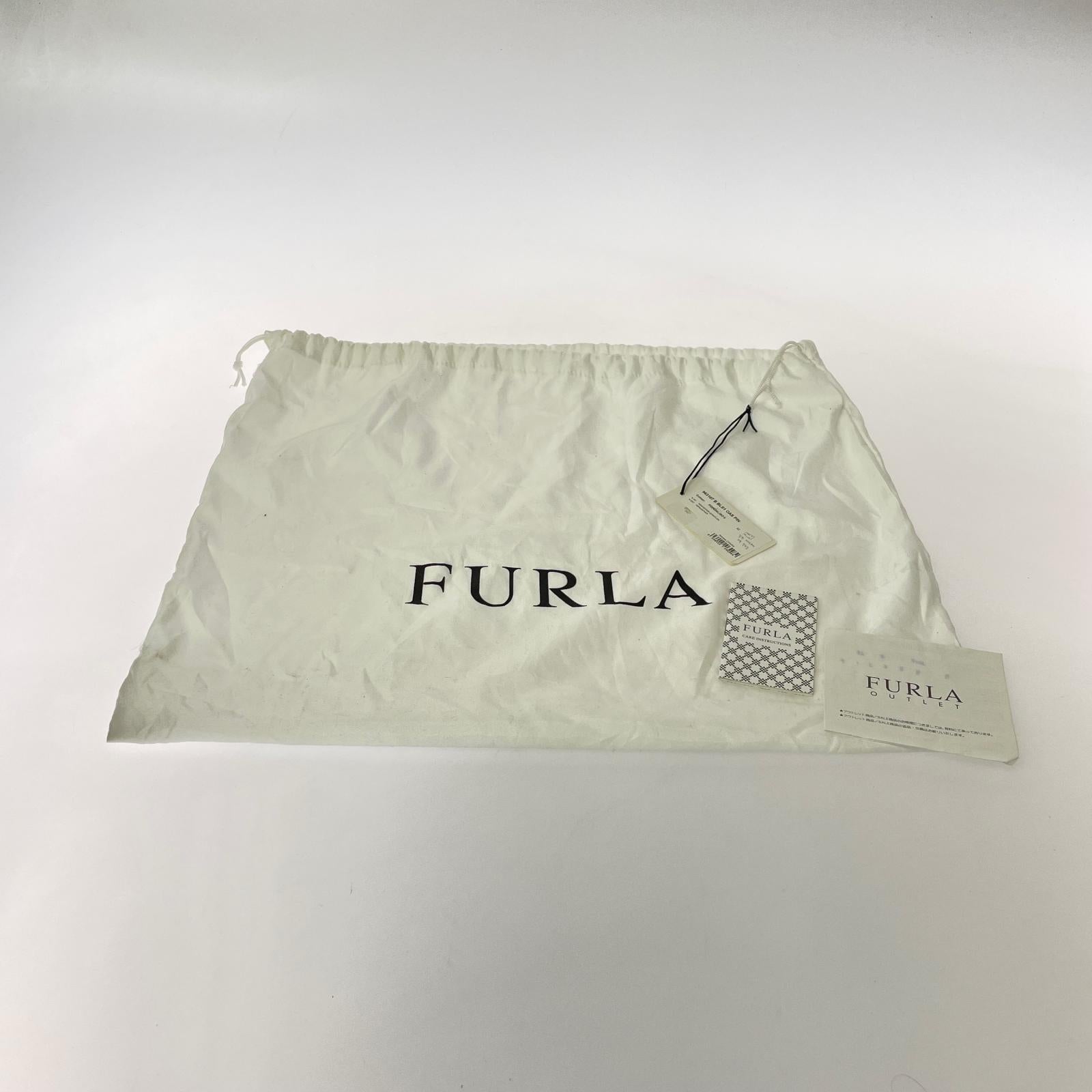 ハンドバッグ FLURA レザーブルーバッグ ネイビー