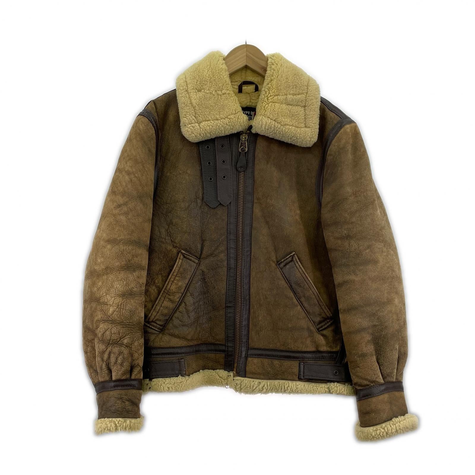 ジャケット USA製 Type B-3 Flight Jacket 38 ブラウン