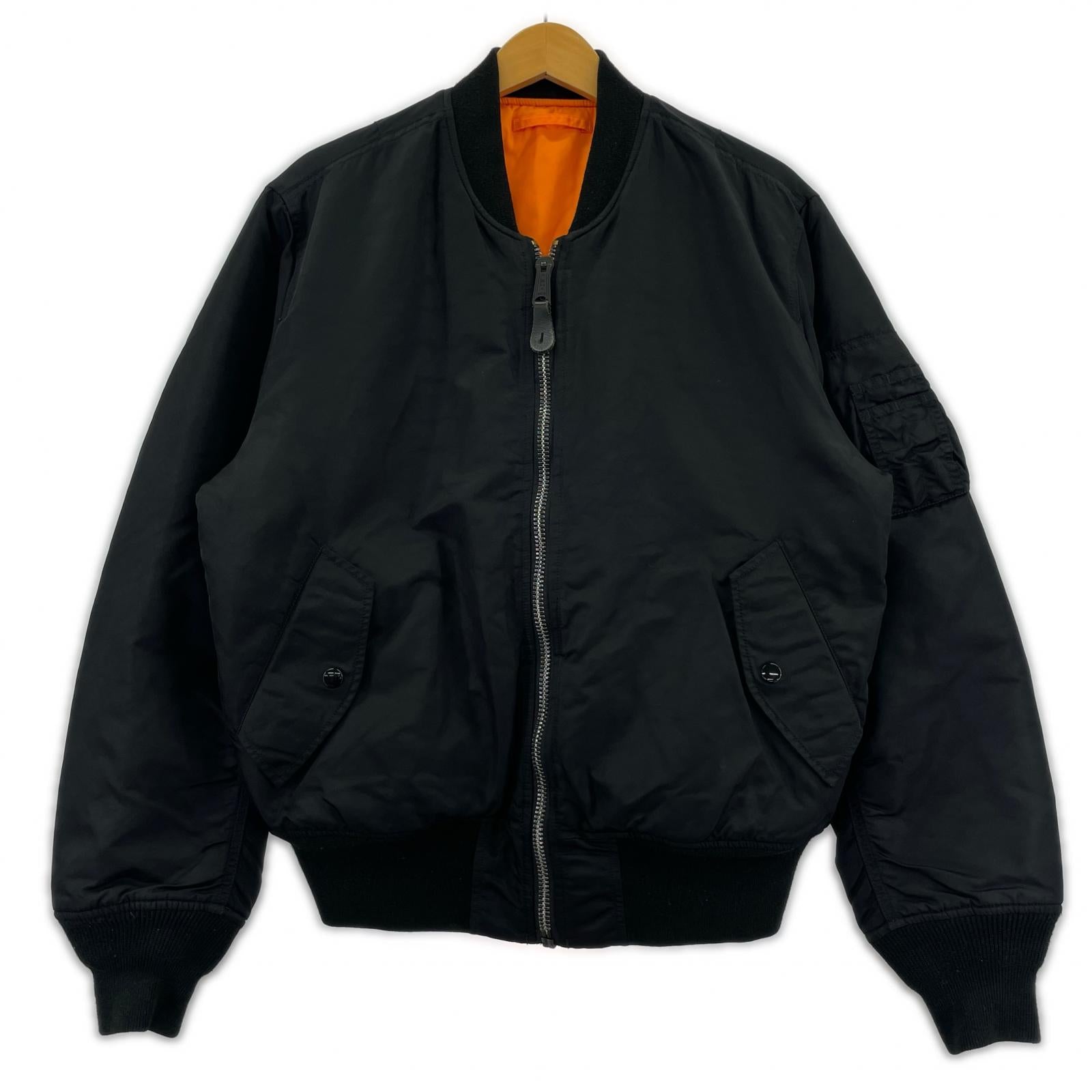 ジャケット ALPHA MA-1/BLK M