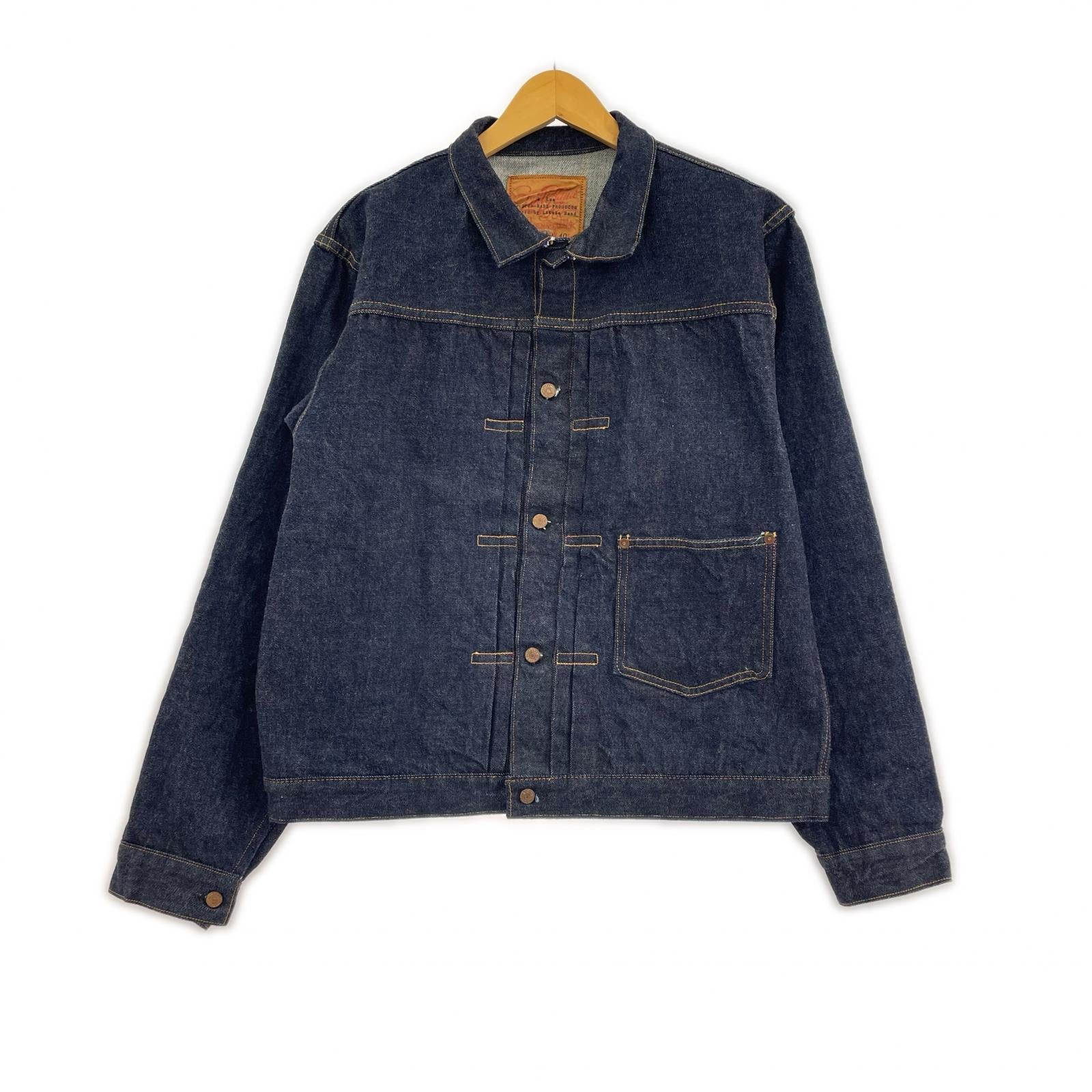 デニムジャケット Little Hand Lot 1922XX デニムジャケット 濃紺インディゴ 40 ネイビー