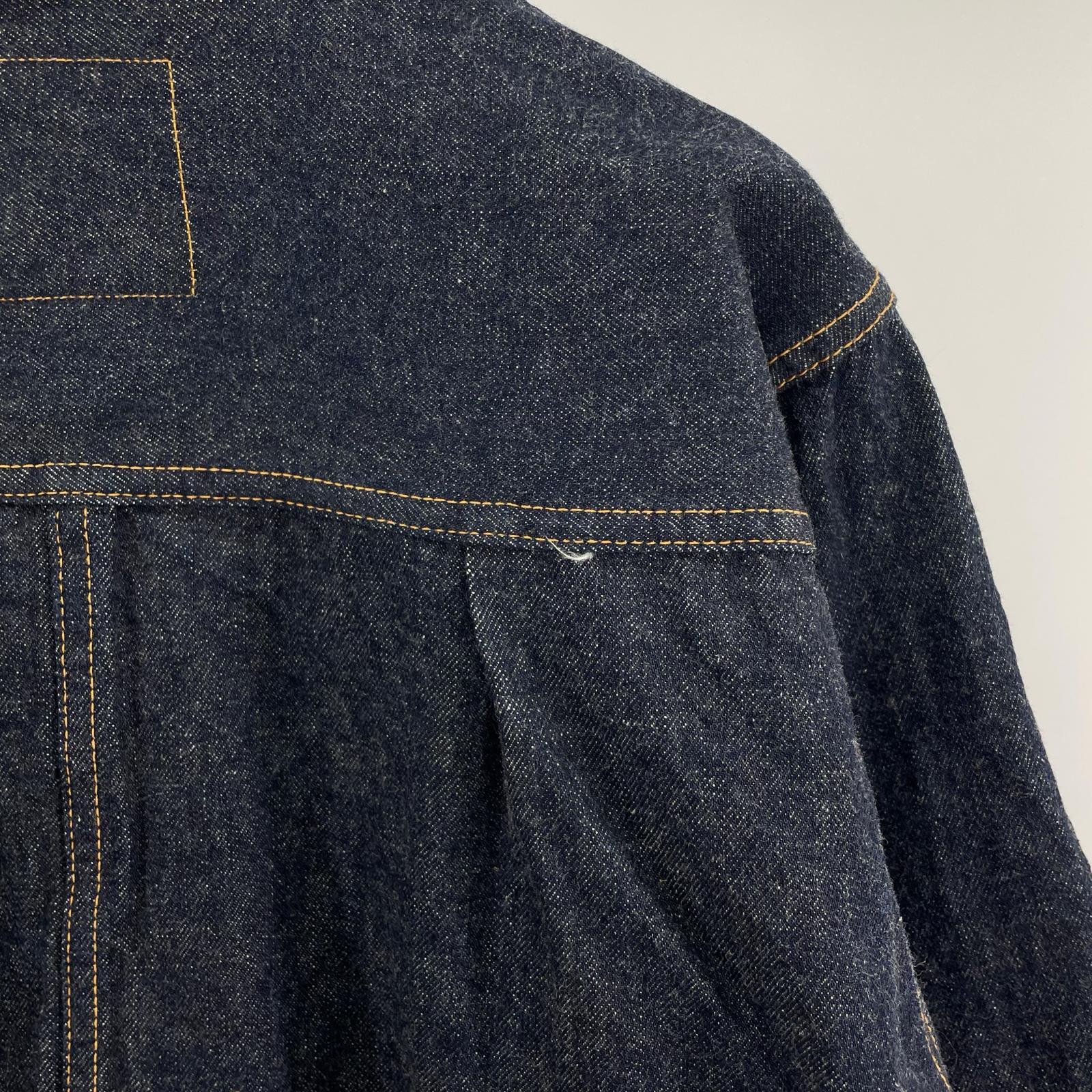 デニムジャケット Little Hand Lot 1922XX デニムジャケット 濃紺インディゴ 40 ネイビー