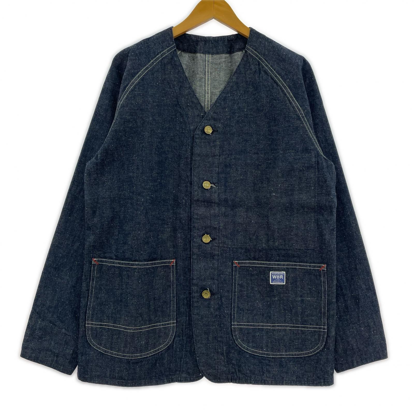 デニムジャケット WEST RIDE ENGINEER WW2 COVERALL DENIM 38 38 ネイビー