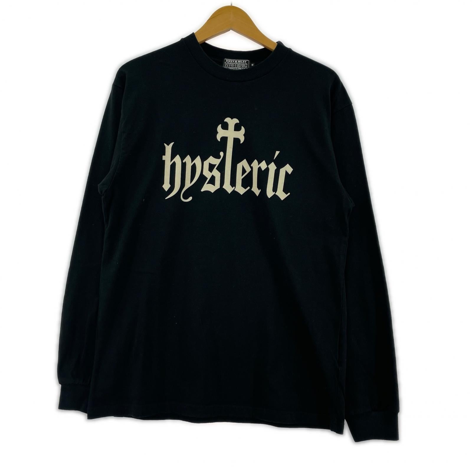 長袖Tシャツ SKULL COFFIN M M ブラック
