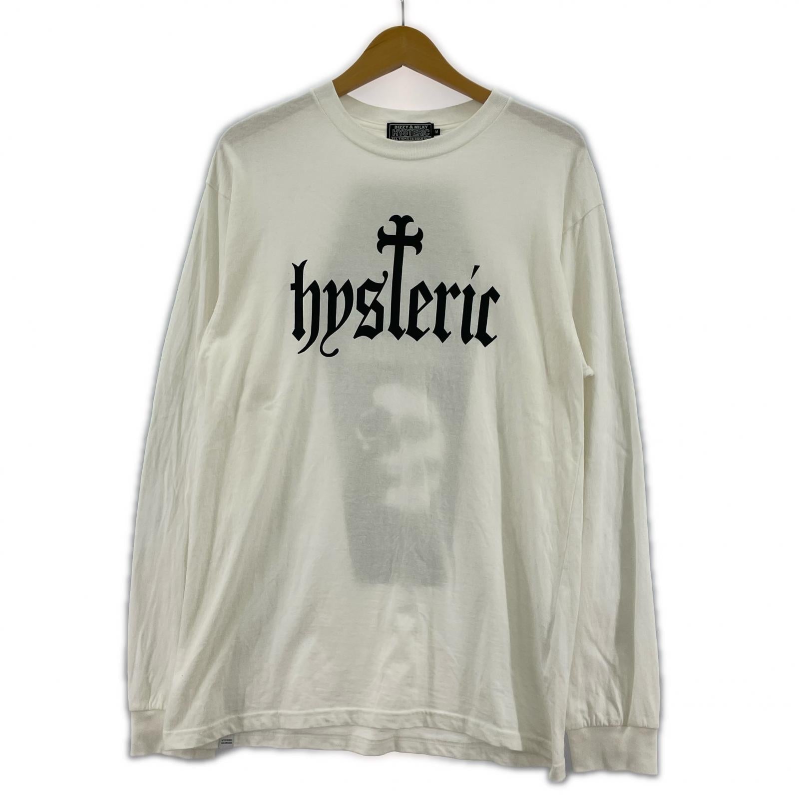 長袖Tシャツ SKULL COFFIN M M ホワイト