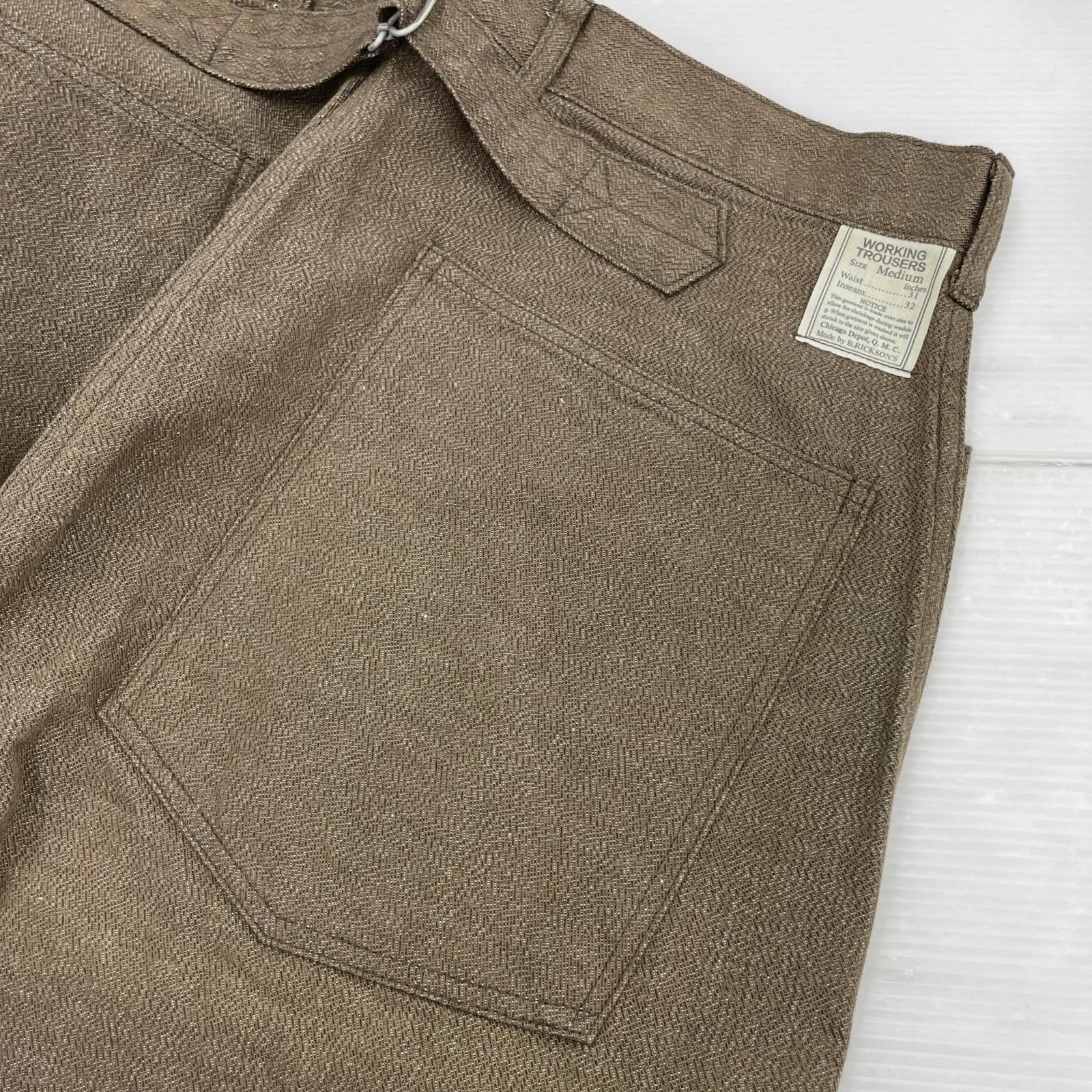 パンツ BR42531 TROUSERS, WORKING, BROWN DENIM 31 ブラウン