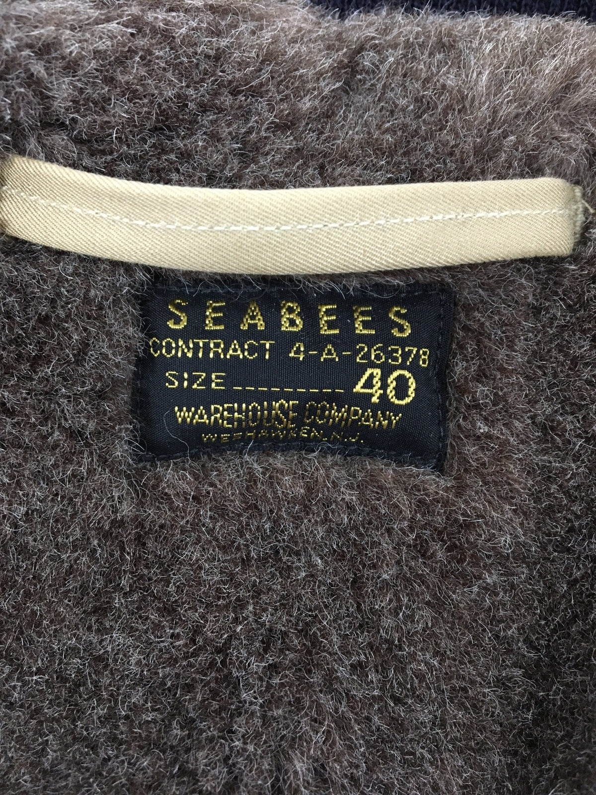 ミリタリージャケット U.S.NAVY SEABEES ARCTIC WORK JACKET (40)
