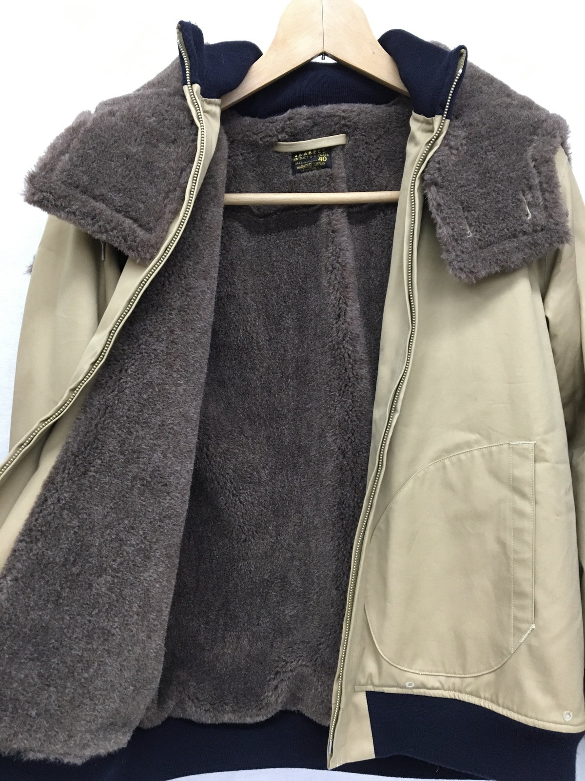 ミリタリージャケット U.S.NAVY SEABEES ARCTIC WORK JACKET (40)