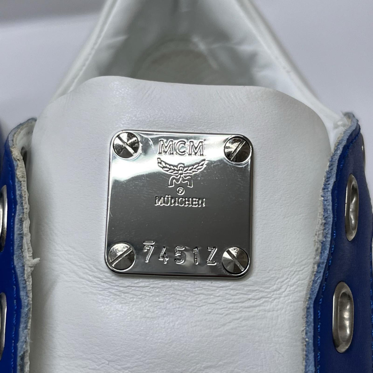 MCM ローカットスニーカー/青/size:42 42