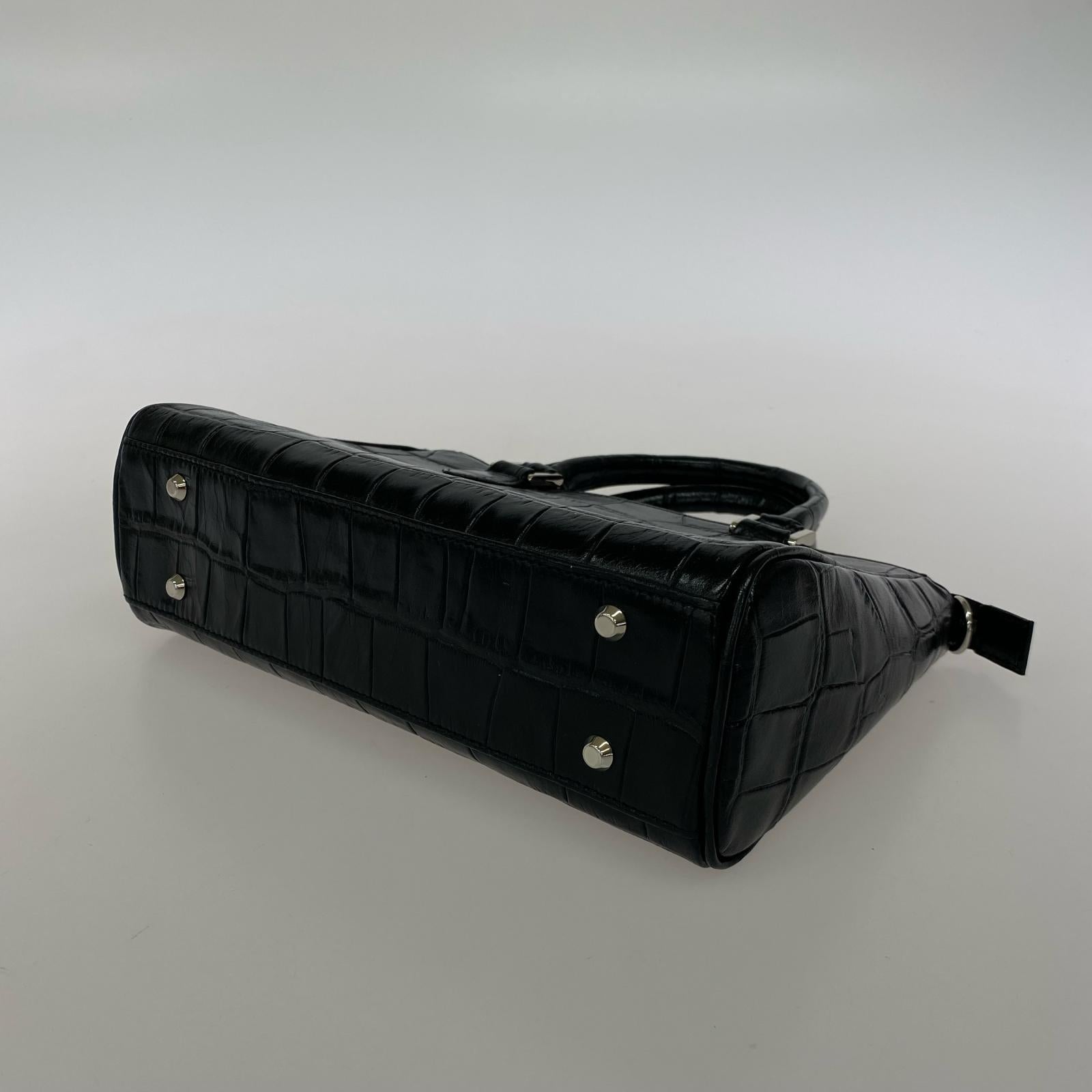 その他バッグ BBCO 26ss クロコ型押し 2WAYハンドバッグ ブラック ブラック