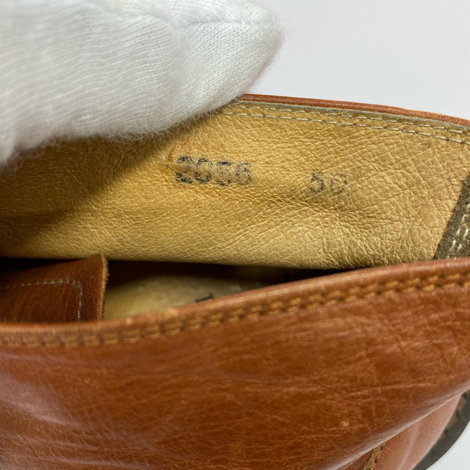 シューズ BUDWEISER レザー ブラウン