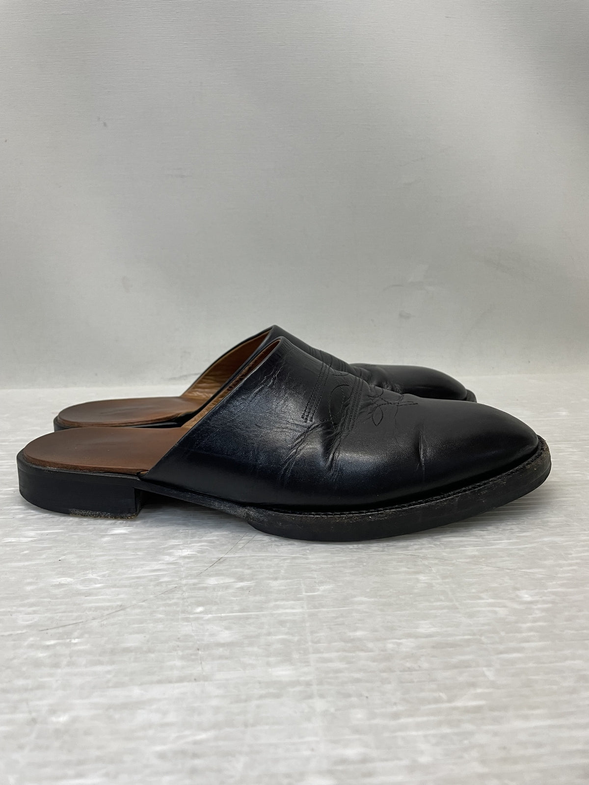 サンダル Hender Scheme cheak レザーサンダル ブラック