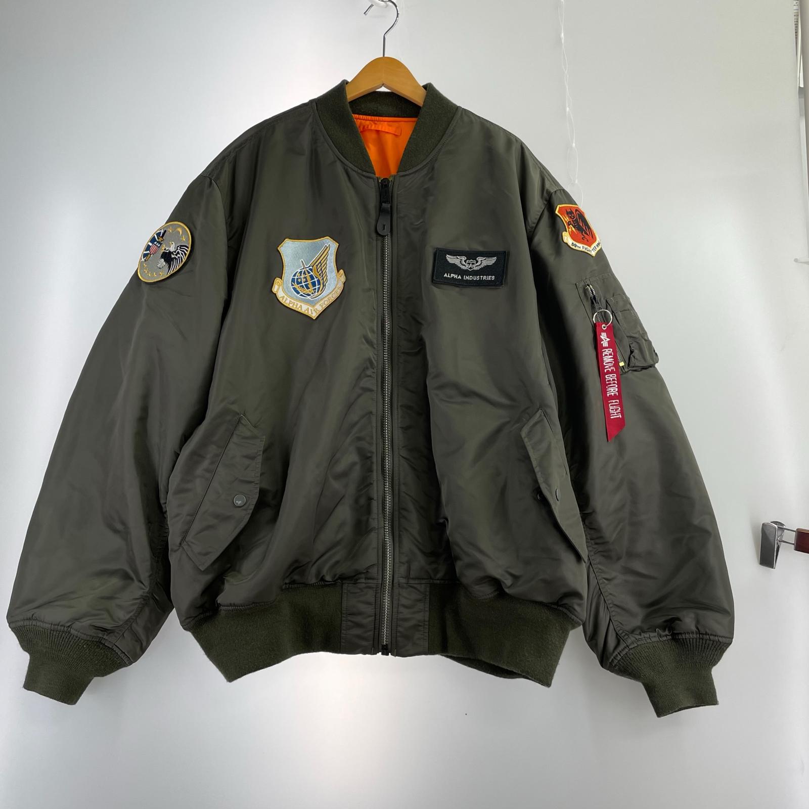 ミリタリージャケット MA-1 5L カーキ