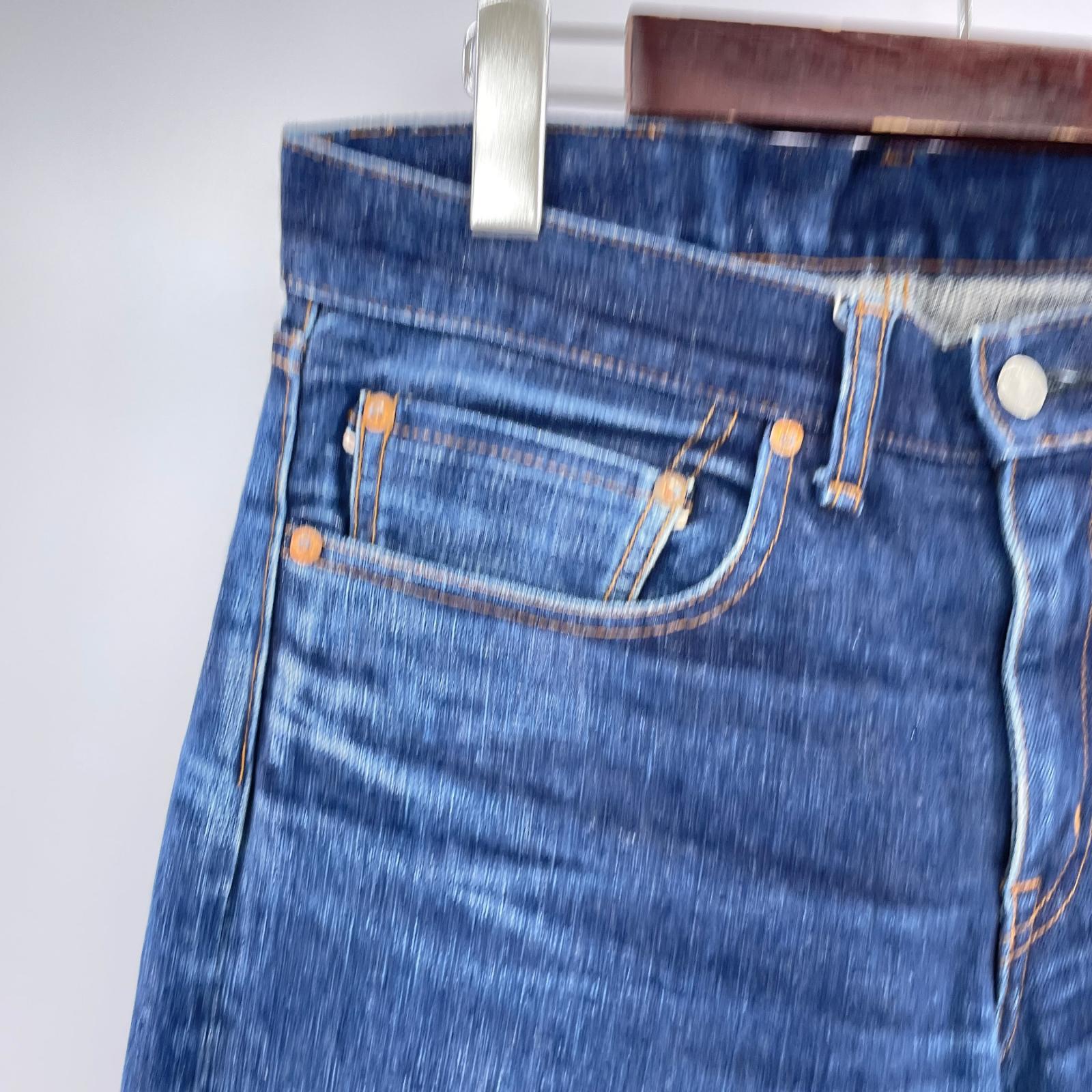デニムパンツ 児島ジーンズ W31 デニム 31 ネイビー