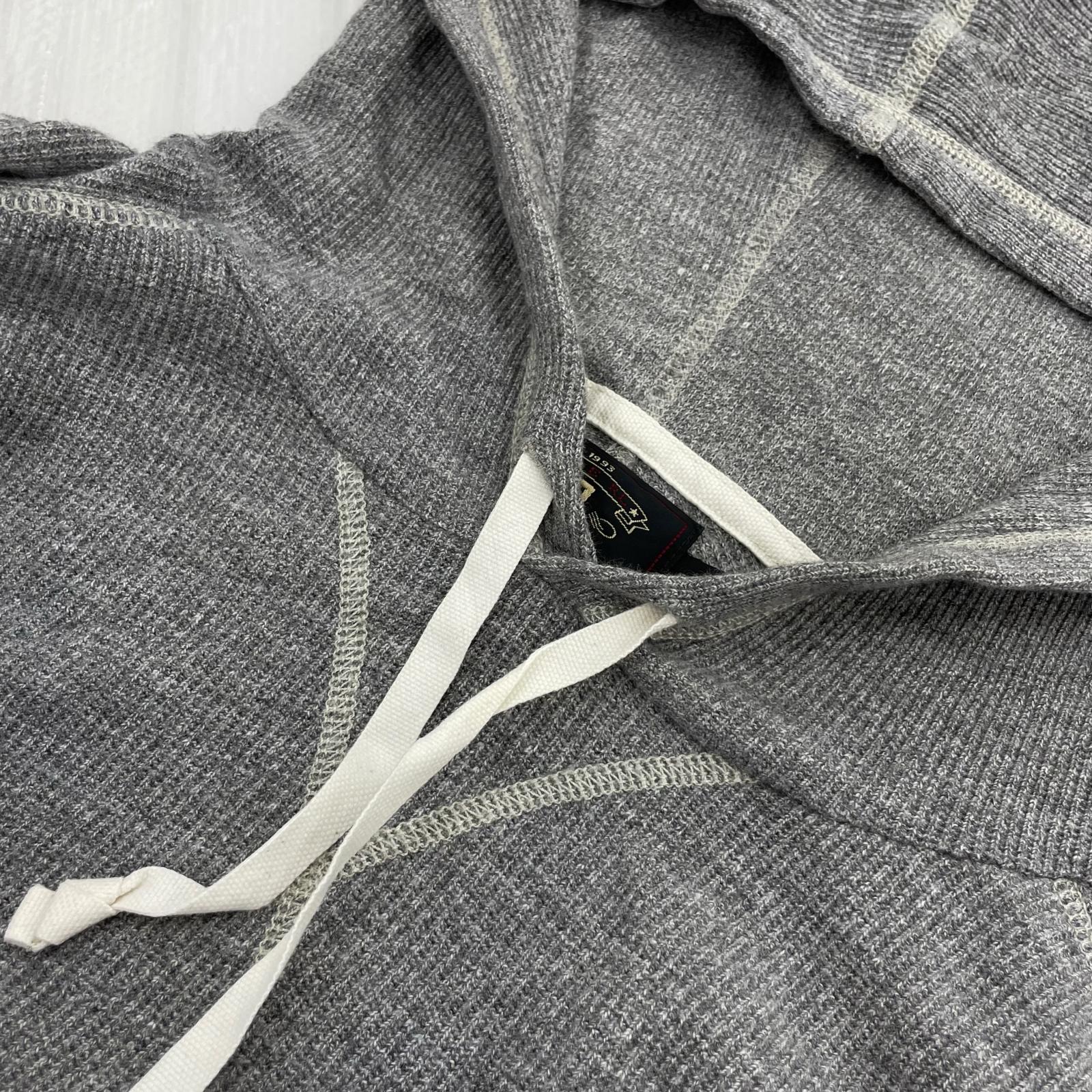 パーカー サーマル L/S HOODIE S グレー