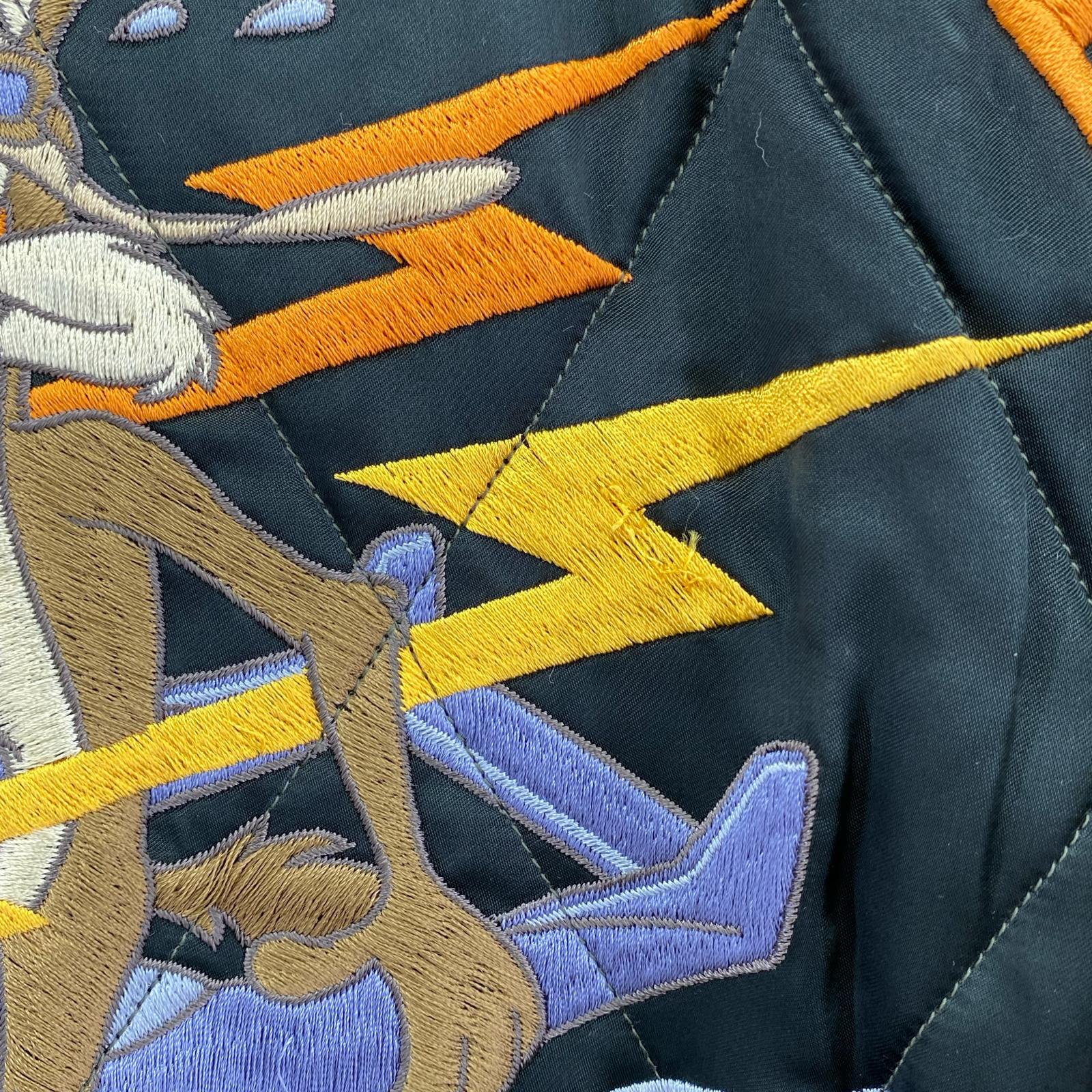 ジャケット WILE E.COYOTE LIGHTNING LANCERS スカジャン M M