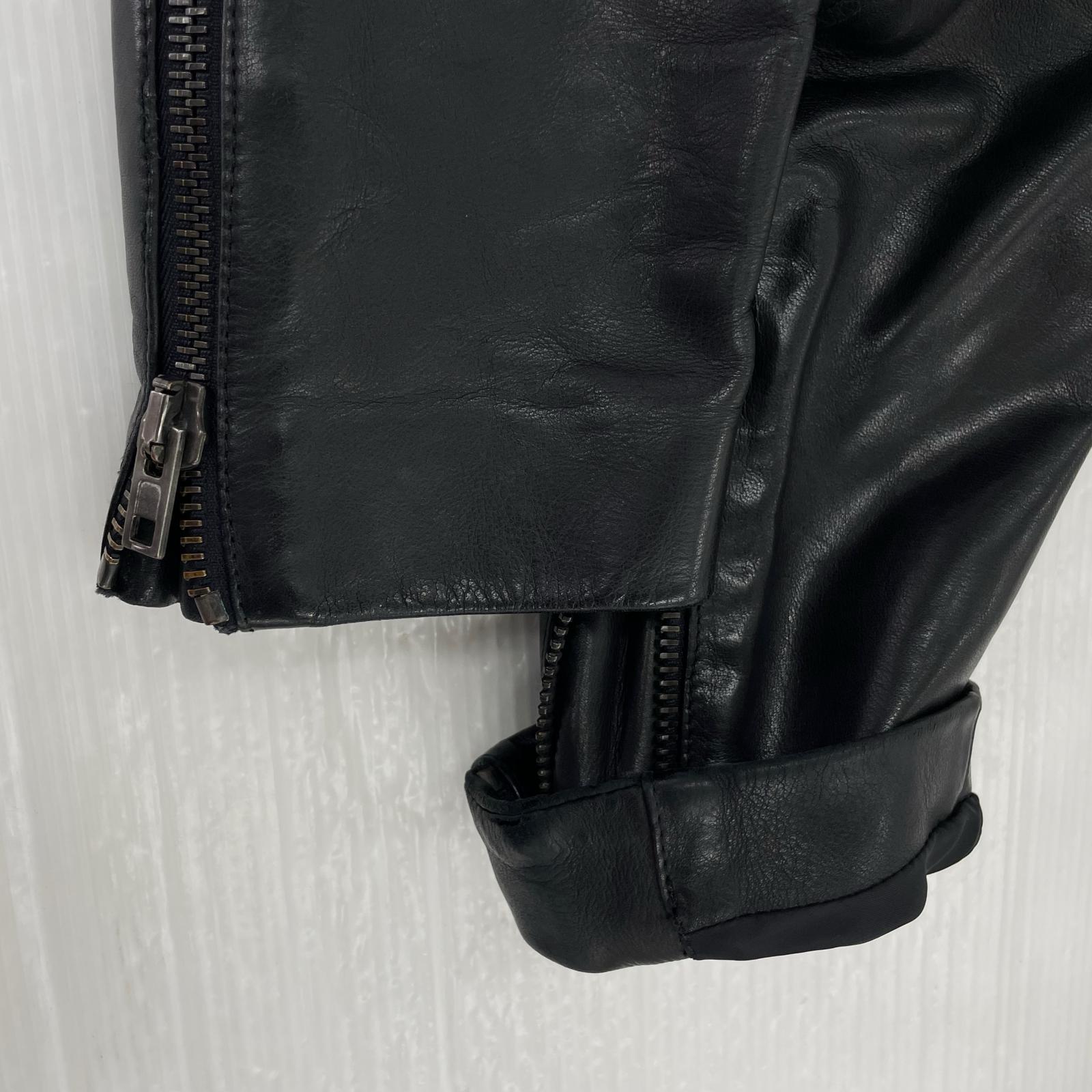ジャケット MAISON MARGIELA 13AW 5ZIPライダース ハノ字ライダース 44 ブラック 44 ブラック