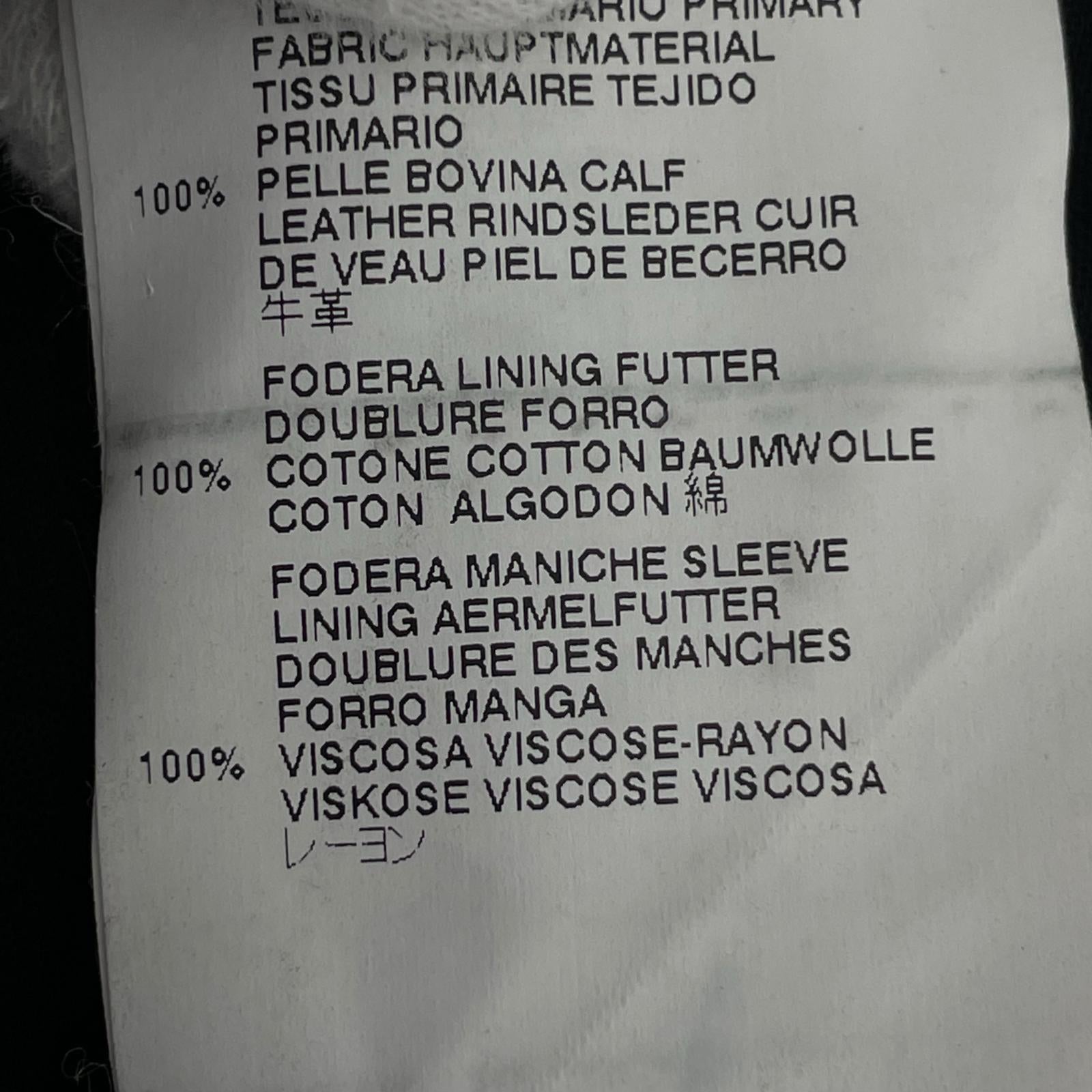 ジャケット MAISON MARGIELA 13AW 5ZIPライダース ハノ字ライダース 44 ブラック 44 ブラック
