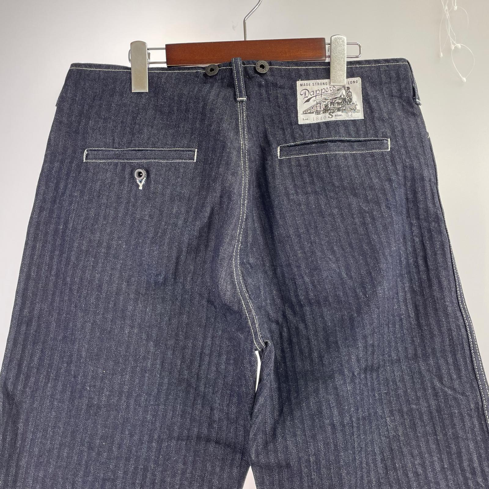デニムパンツ Dapper's 40’s Style FRISKO Pants (W36) 34 ネイビー
