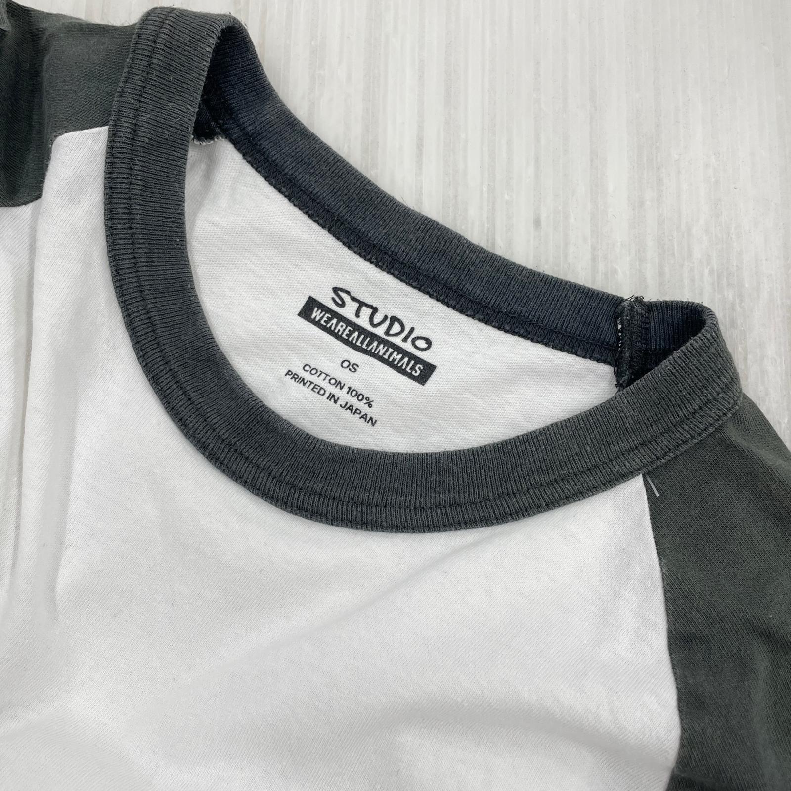 長袖Tシャツ AP STUDIO STUDIO WEAREALLANIMALS/ラグラン ホワイト