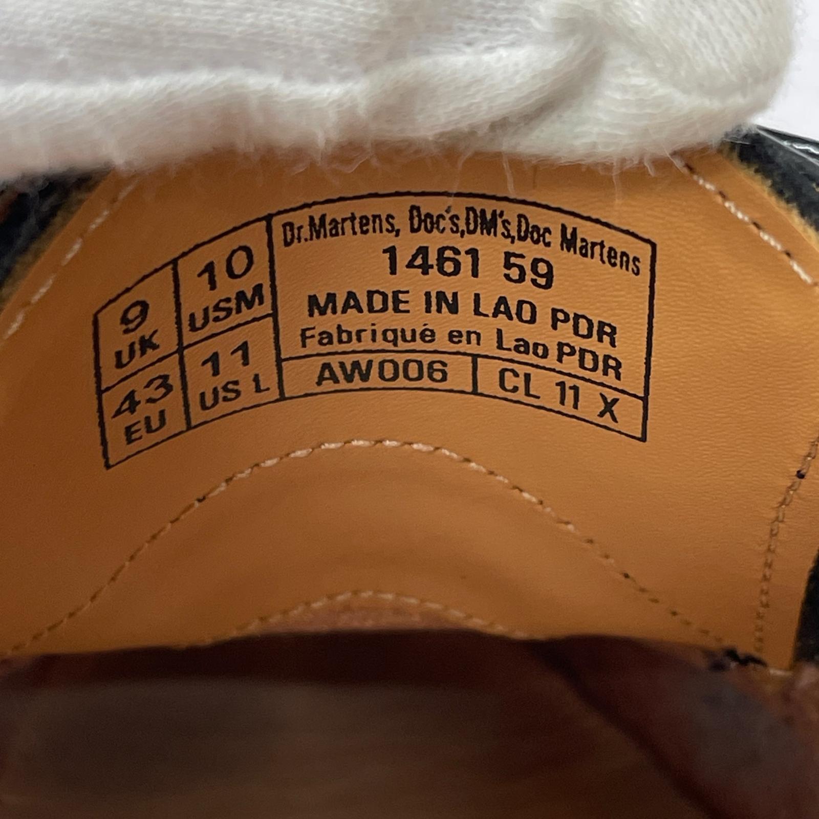 ブーツ Dr.Martens 3ホールシューズ AW006 黒 (UK9) ブラック