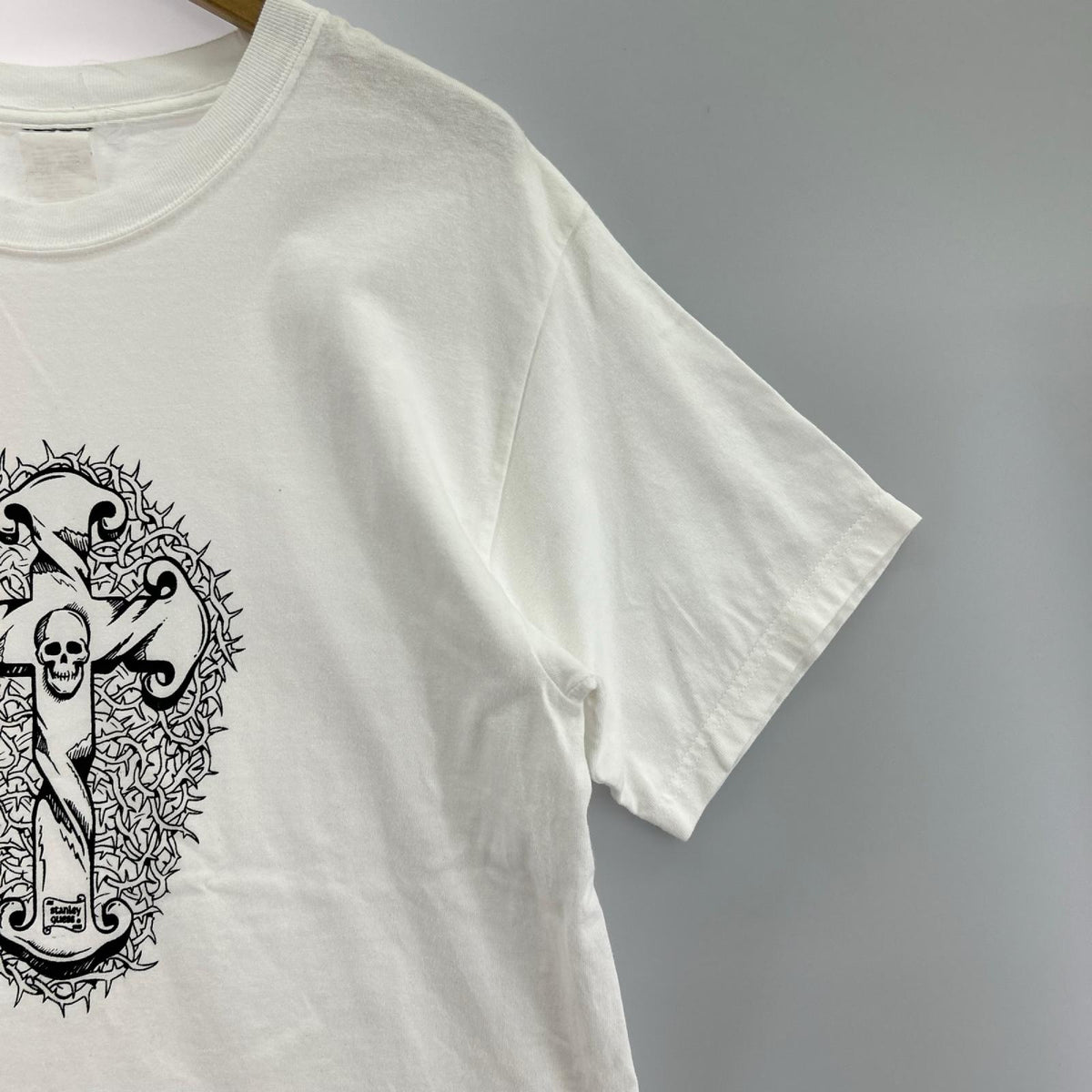 半袖Tシャツ STANLEY GUESS プリント TEE WHITE ホワイト
