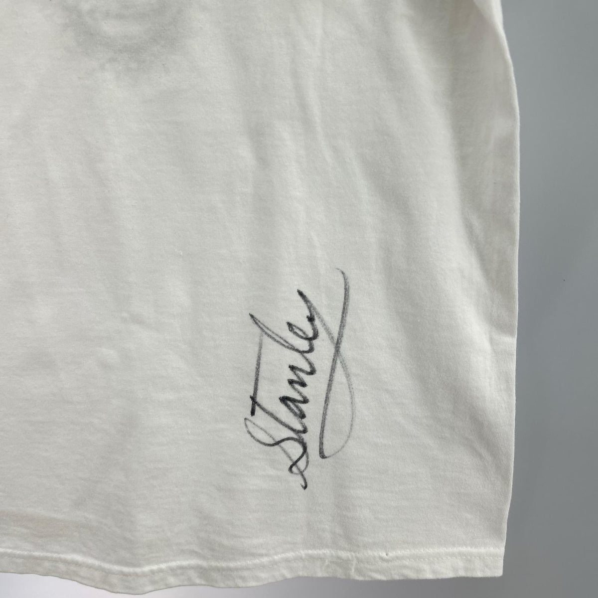 半袖Tシャツ STANLEY GUESS プリント TEE WHITE ホワイト