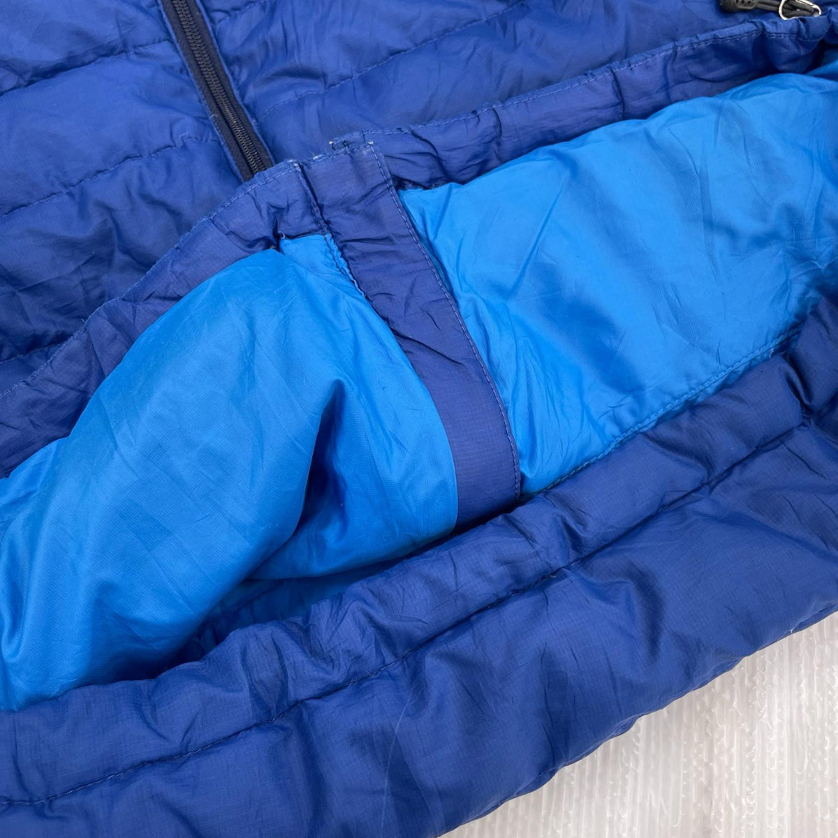 ダウンジャケット patagonia ダウンセーター 青 (M) M ブルー