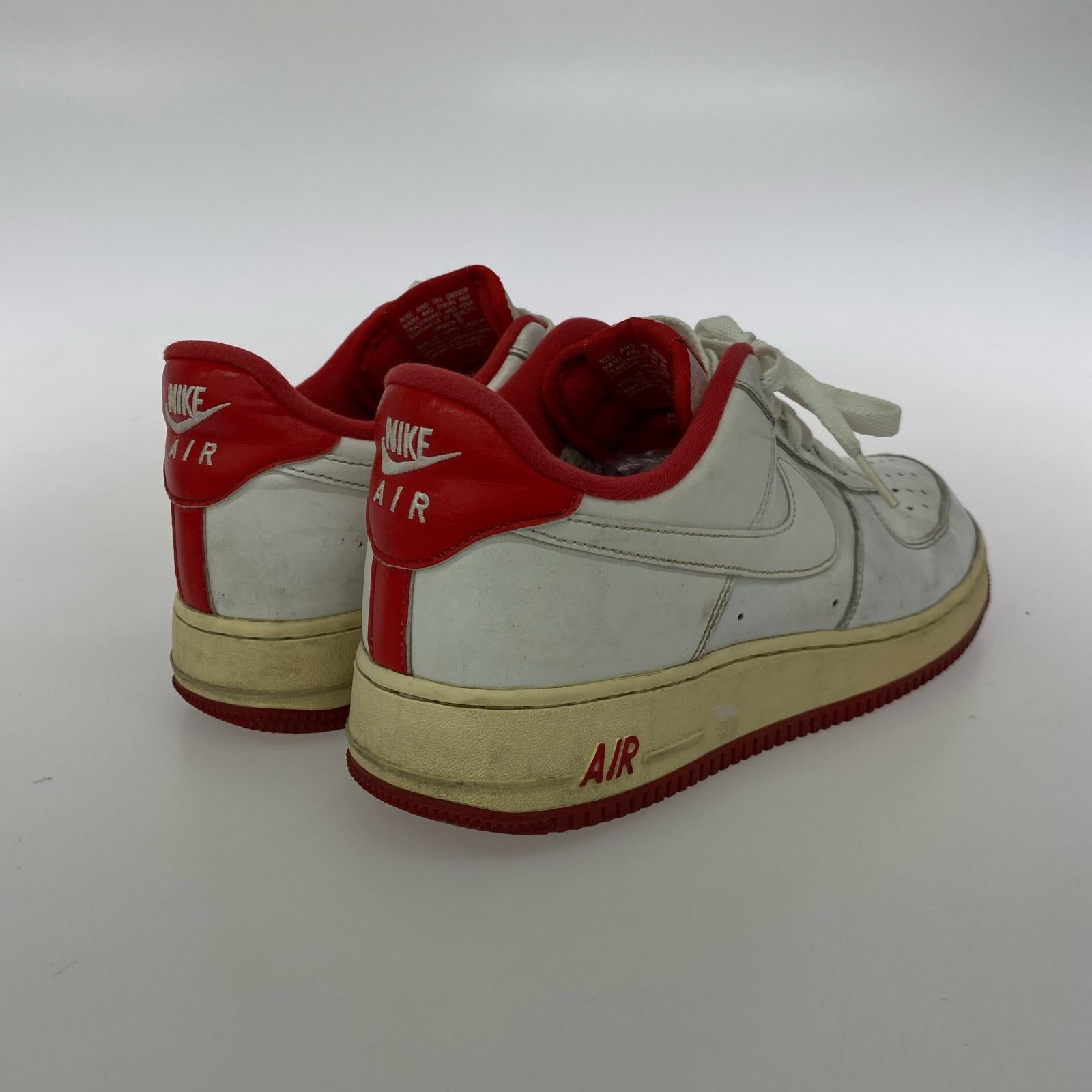 スニーカー Nike Air Force 1 Low "White University Red" 27cm (US9 UK8 1/2 EU44)