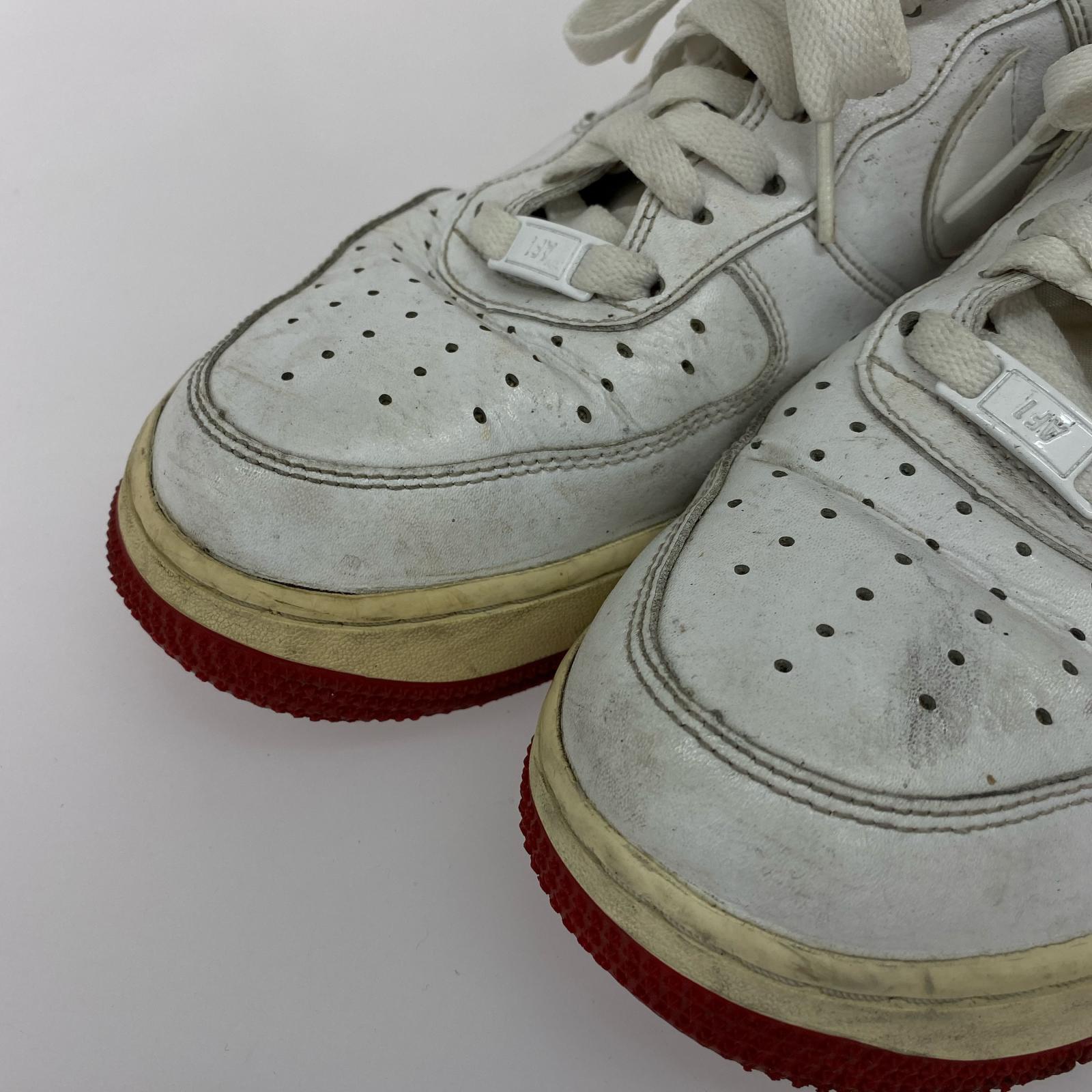 スニーカー Nike Air Force 1 Low "White University Red" 27cm (US9 UK8 1/2 EU44)