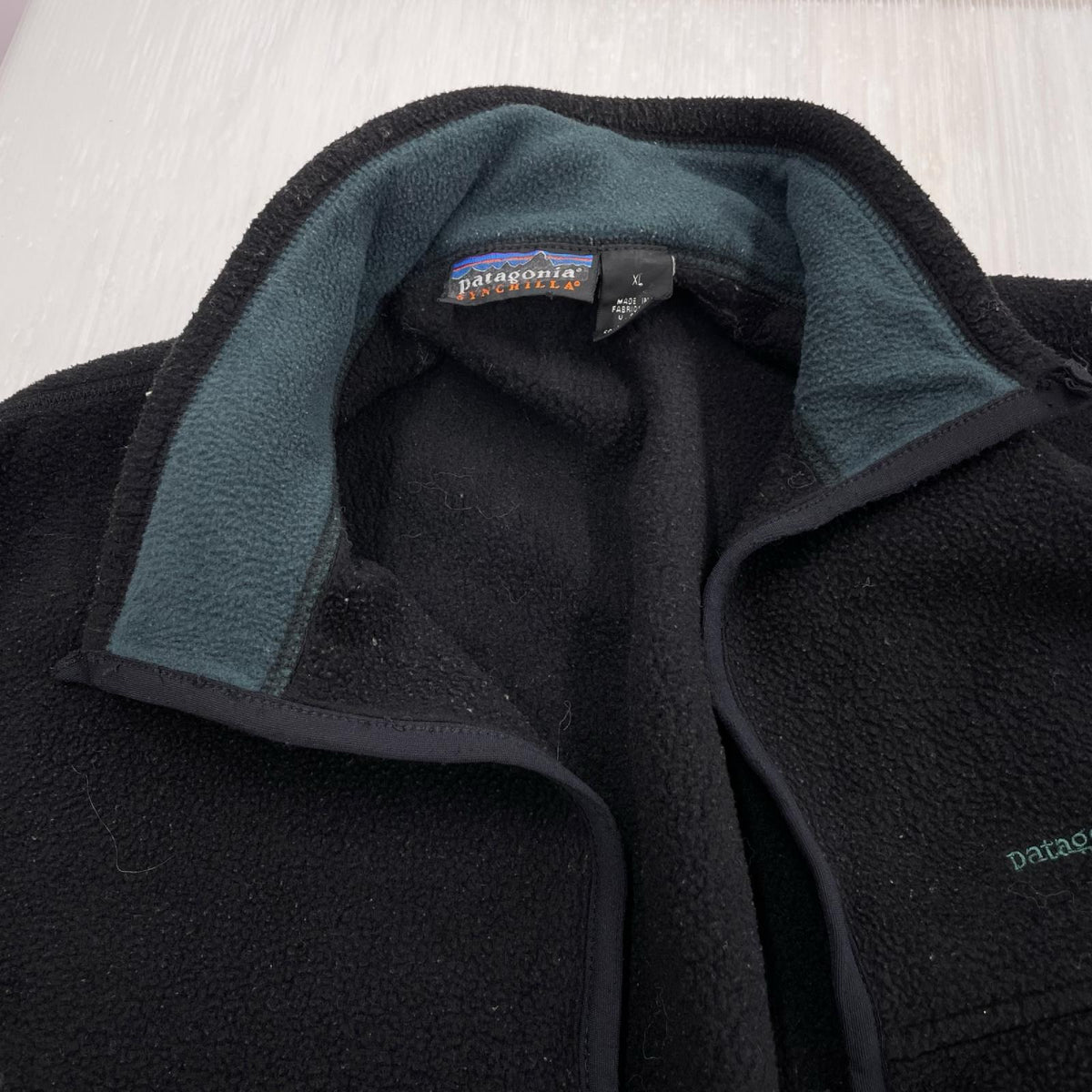 長袖シャツ 90s シンチラベスト BLK XL USA製 ブラック